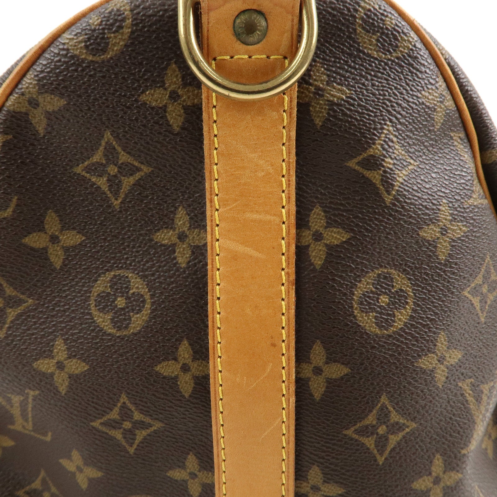 Louis Vuitton Keep All Bandouliere 50 Boston Bag Brown M41416