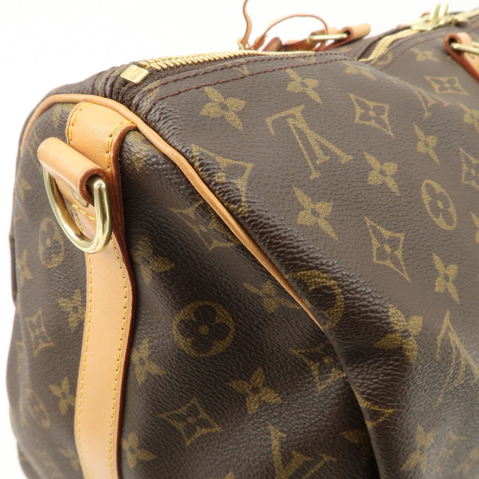 Louis Vuitton Monogram Keep All Bandouliere 55 Boston Bag M41414 Used