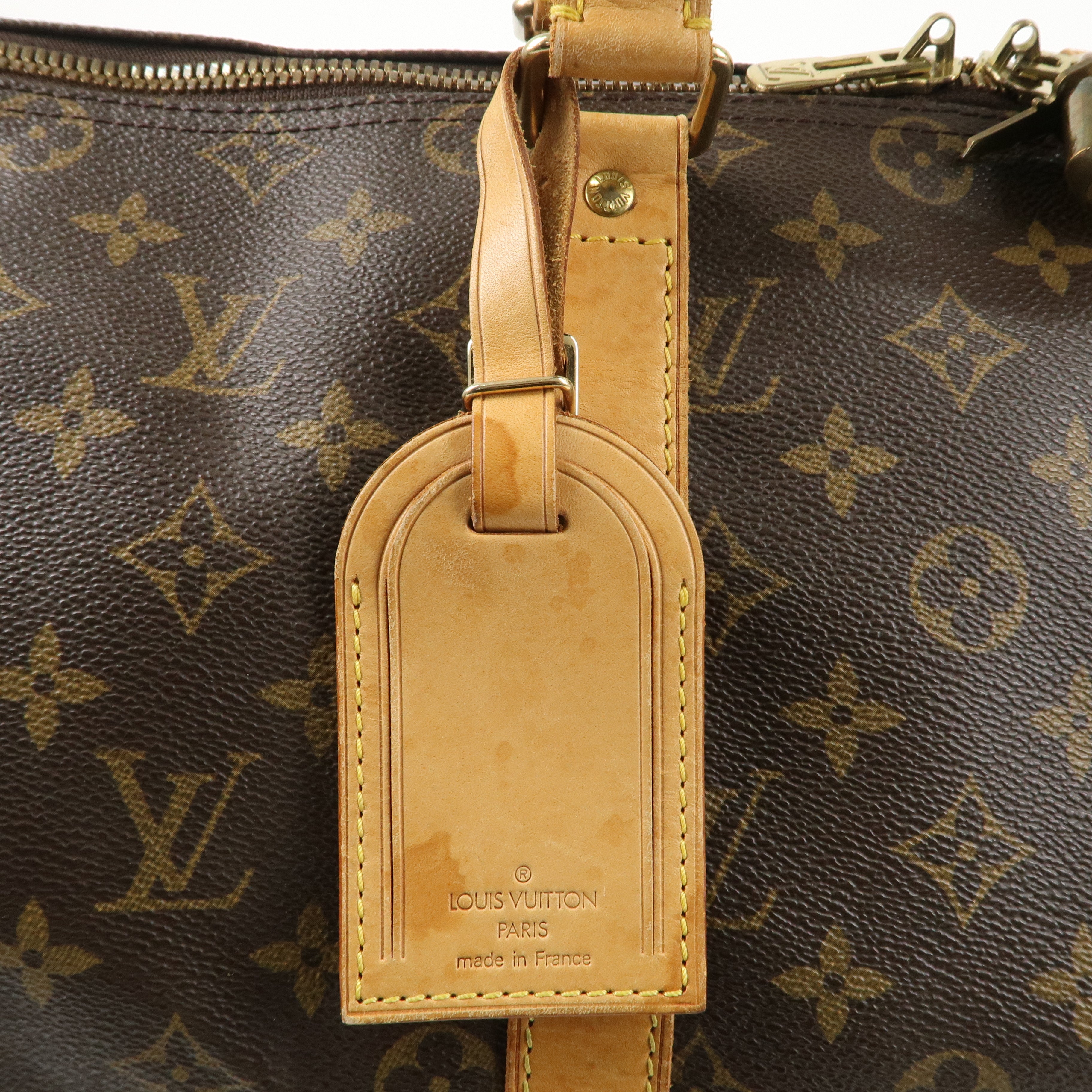 Louis Vuitton Monogram Keep All 45 Boston Bag Brown M41428