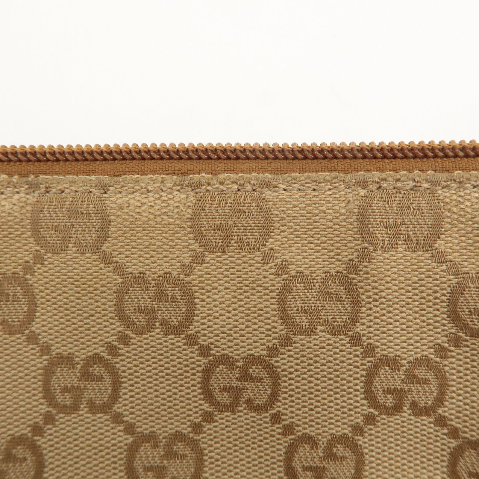 GUCCI Sherry GG Canvas Leather Shoulder Bag 145857