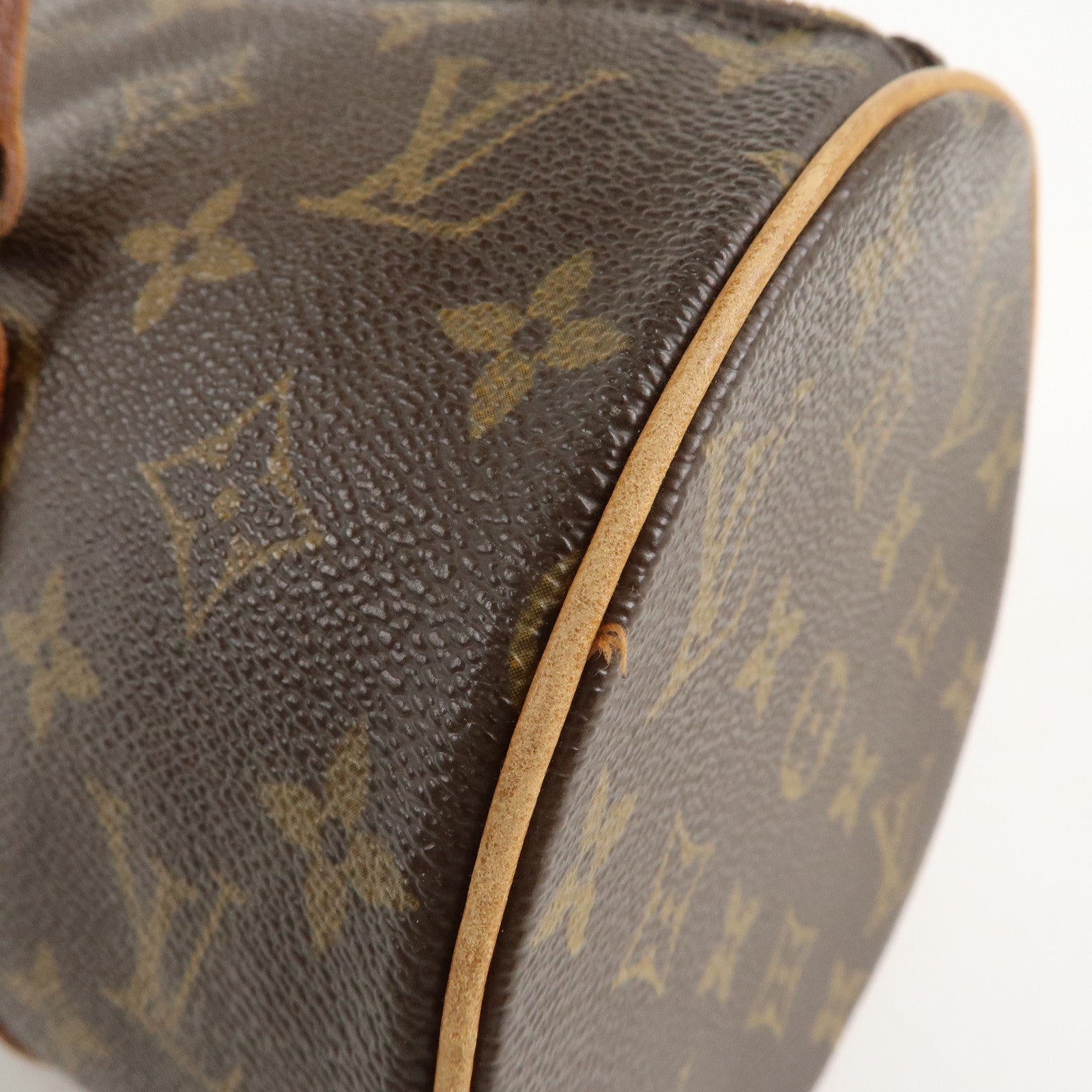 Louis Vuitton Monogram Papillon 30 Hand Bag Brown M51385