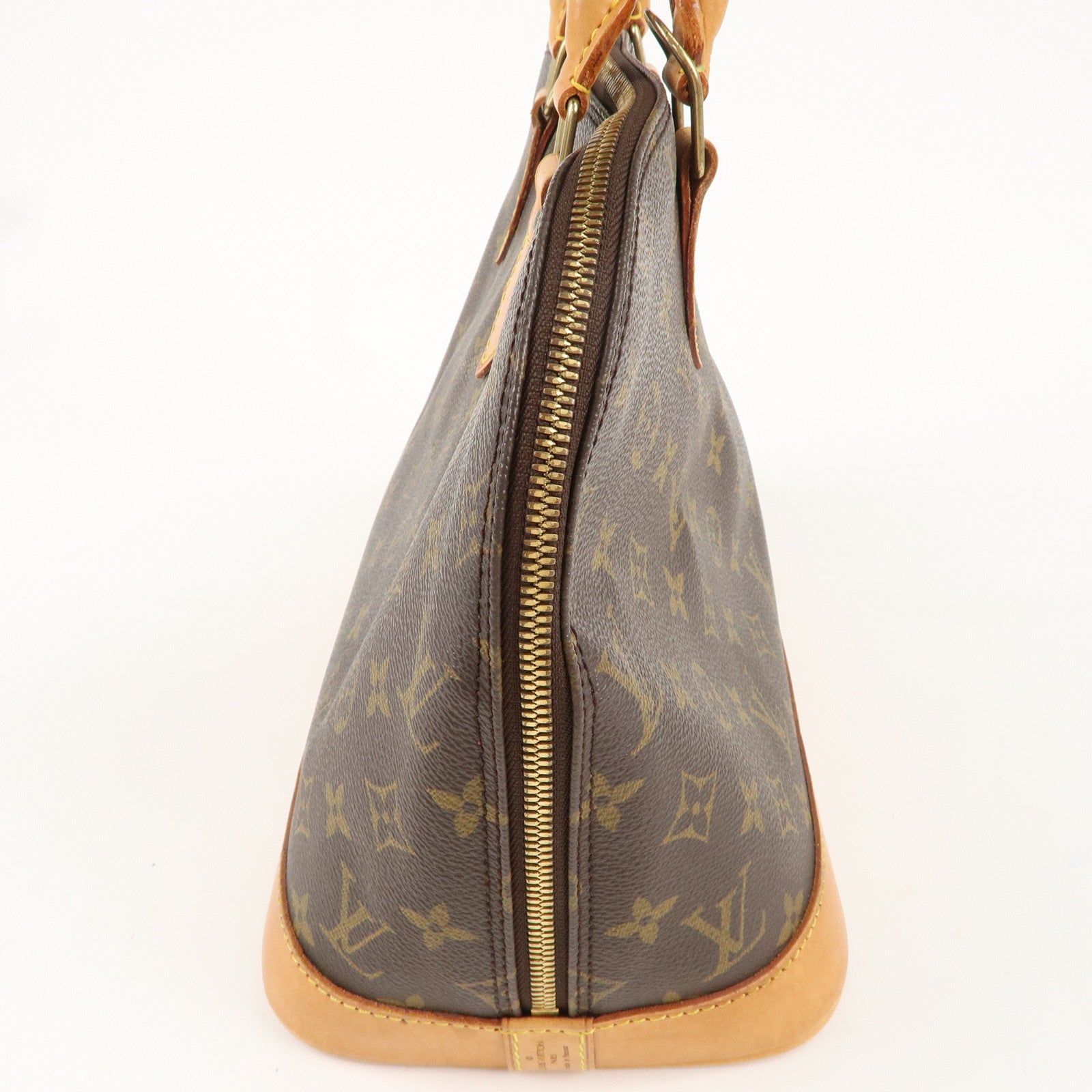 Louis Vuitton Monogram Alma Hand Bag Brown M51130