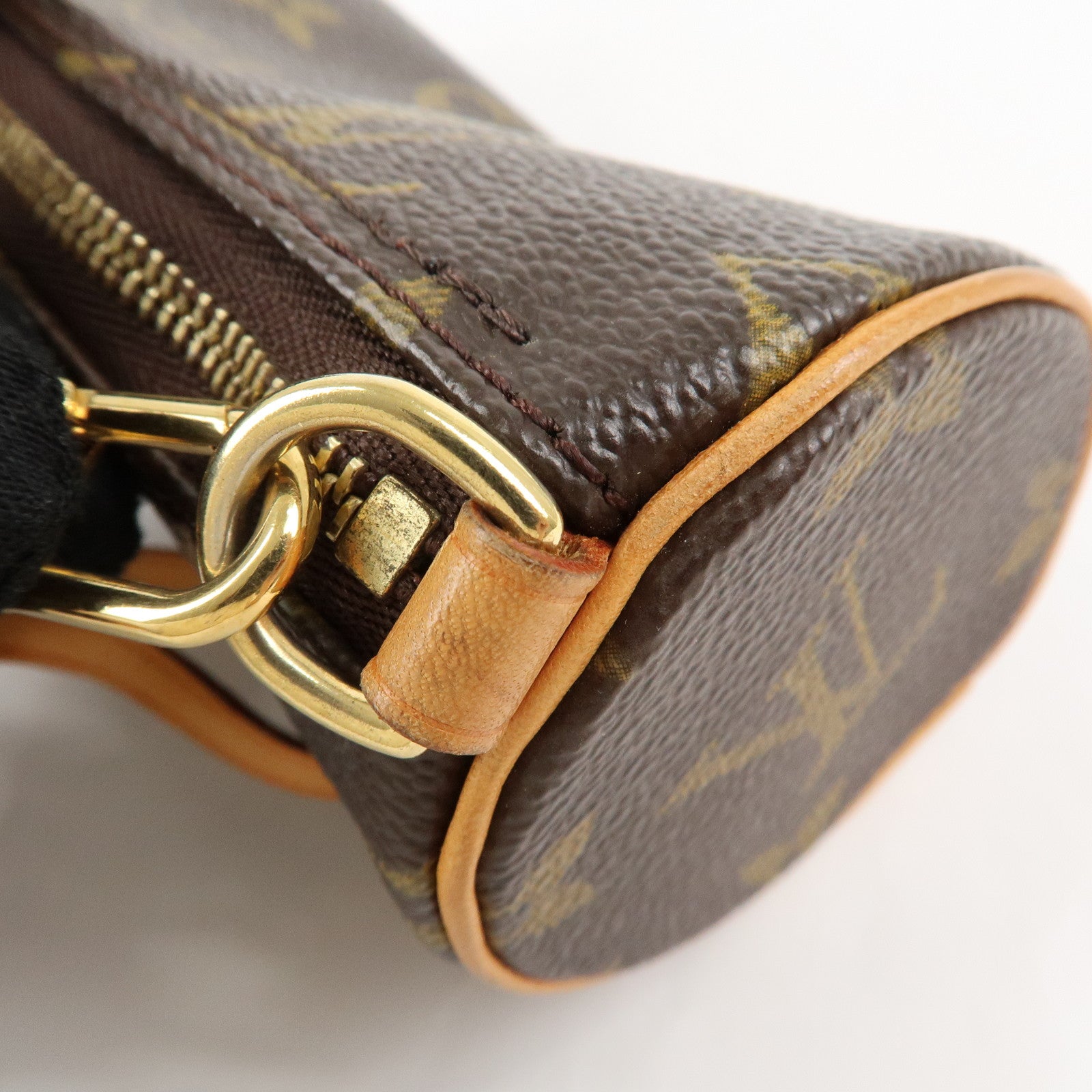 Louis Vuitton Monogram Papillon Pouch For Papillon Bag Brown Used