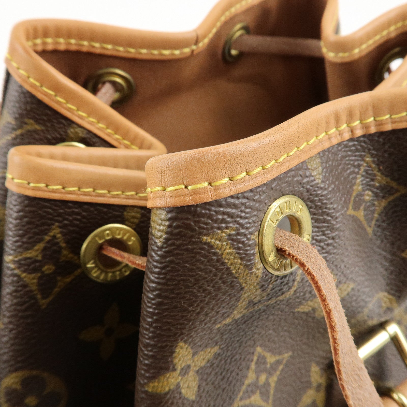 Louis Vuitton Monogram Montsouris MM Backpack Bag M51136 Used