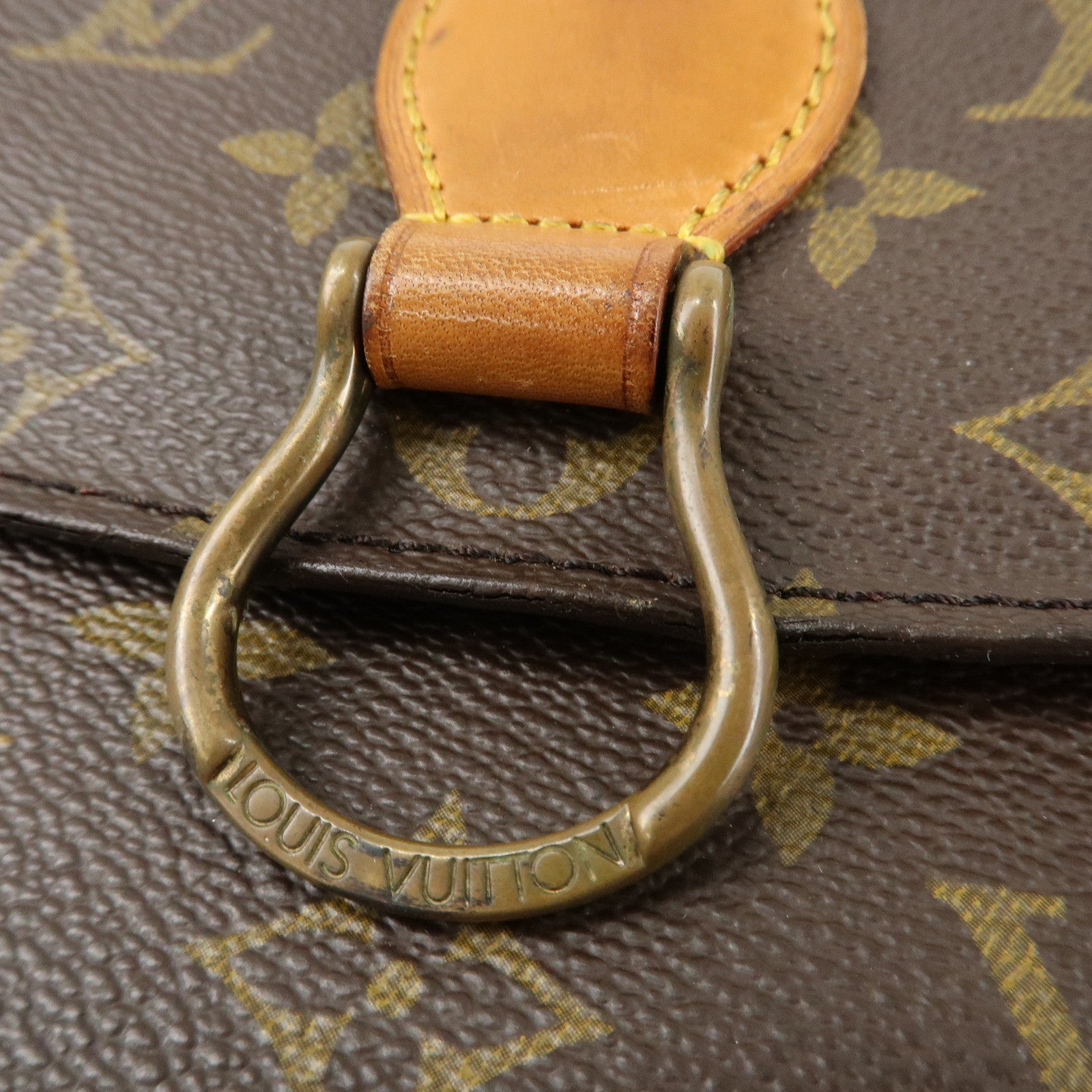 Louis Vuitton Monogram Saint Cloud MM Shoulder Bag Brown M51243