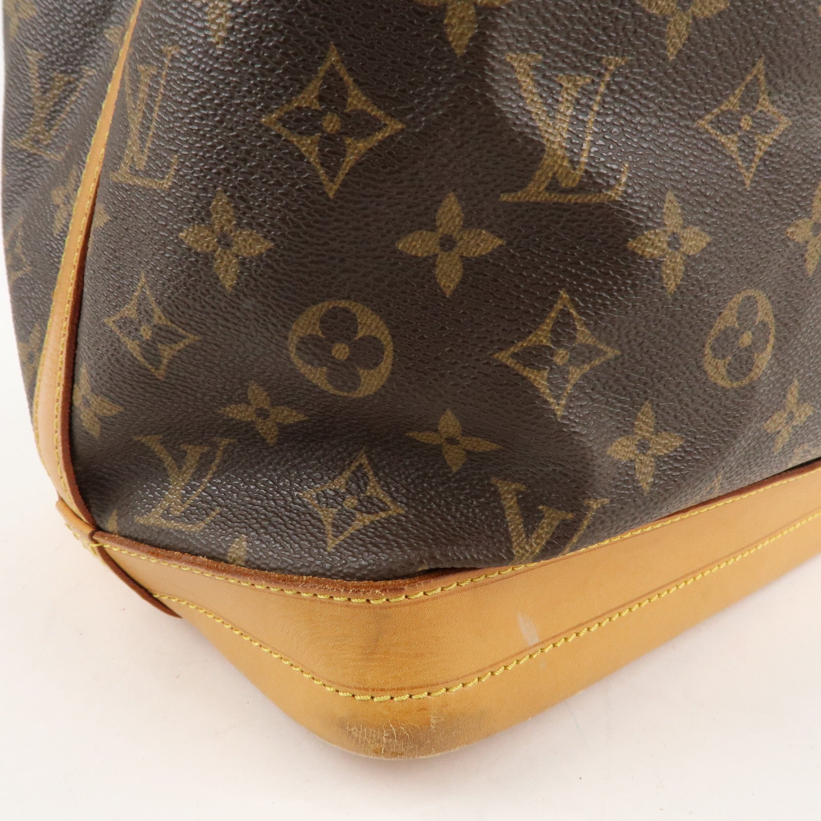 Louis Vuitton Monogram Noe Shoulder Bag Hand Bag Brown M42224 Used