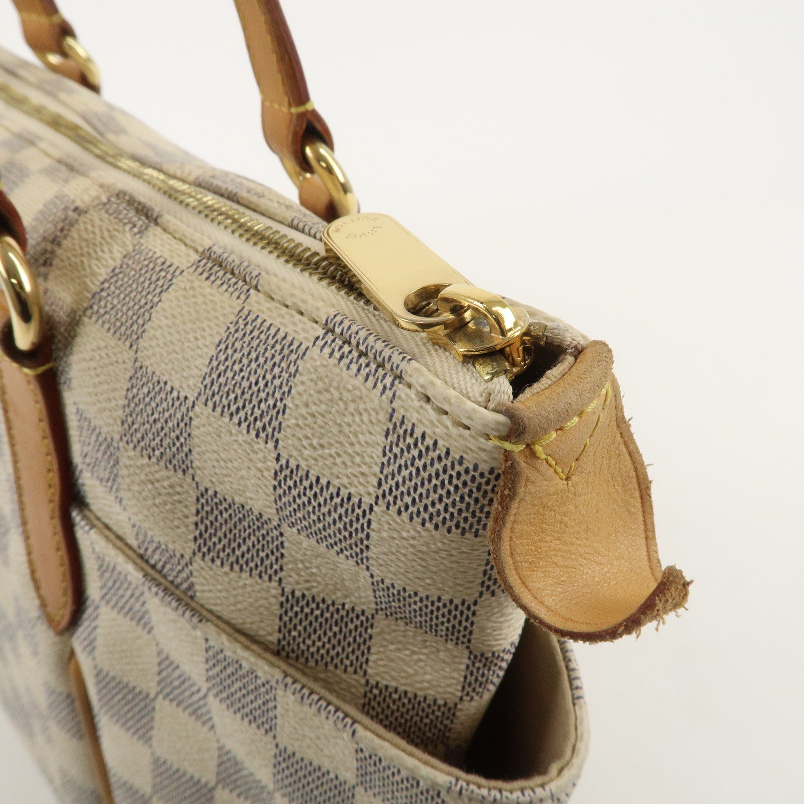 Louis Vuitton Damier Azur Totally MM Tote Bag Shoulder Bag N51261