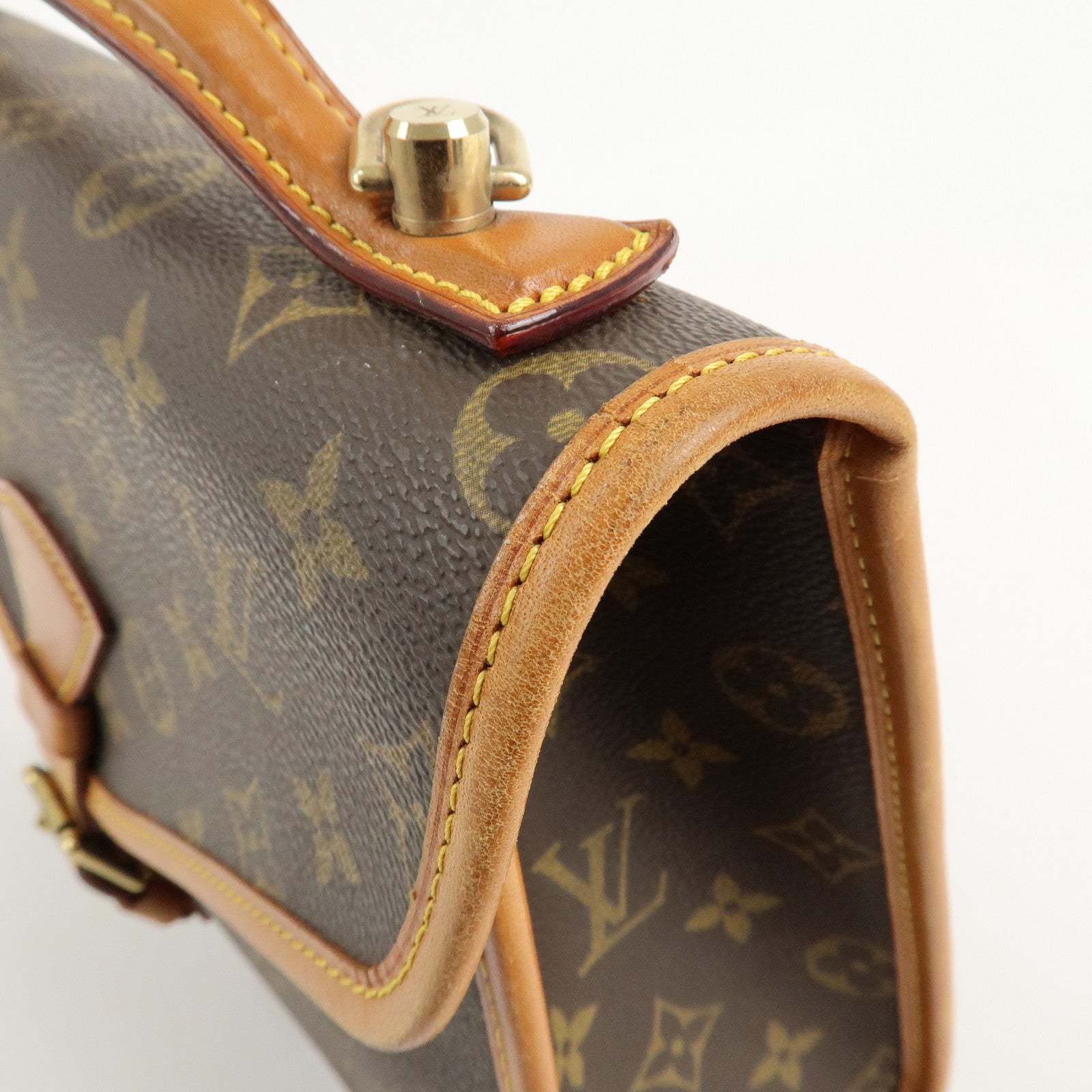 Louis Vuitton Monogram Bel Air Shoulder Bag Brown M51122