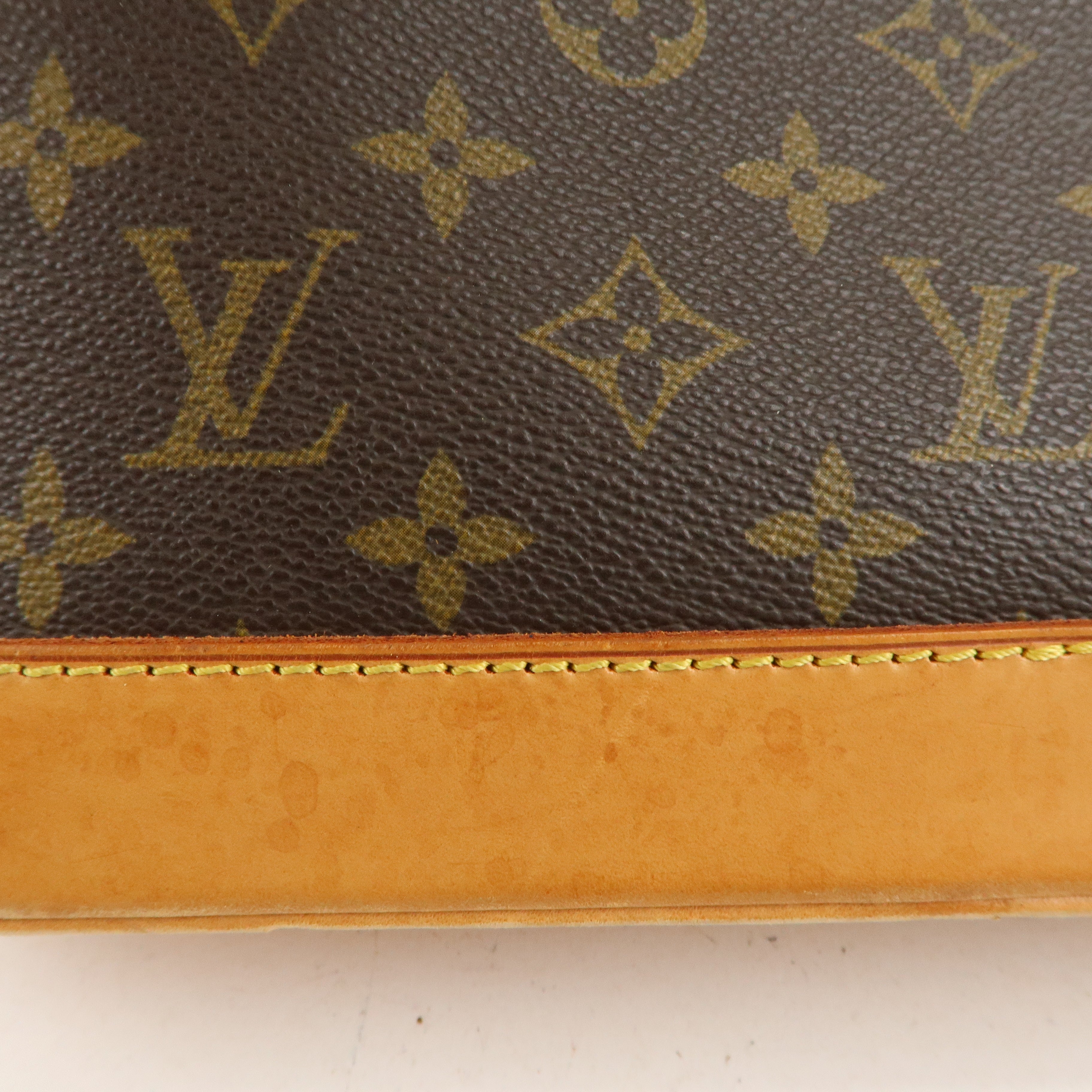 Louis Vuitton Monogram Alma Hand Bag Brown M51130