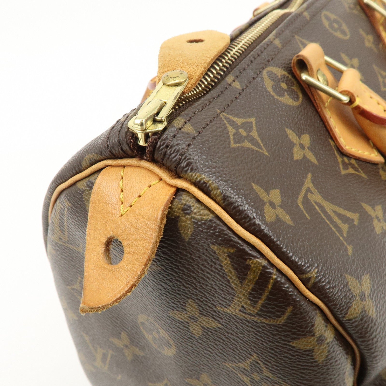 Louis Vuitton Monogram Speedy 30 Hand Bag Boston Bag M41526 Used