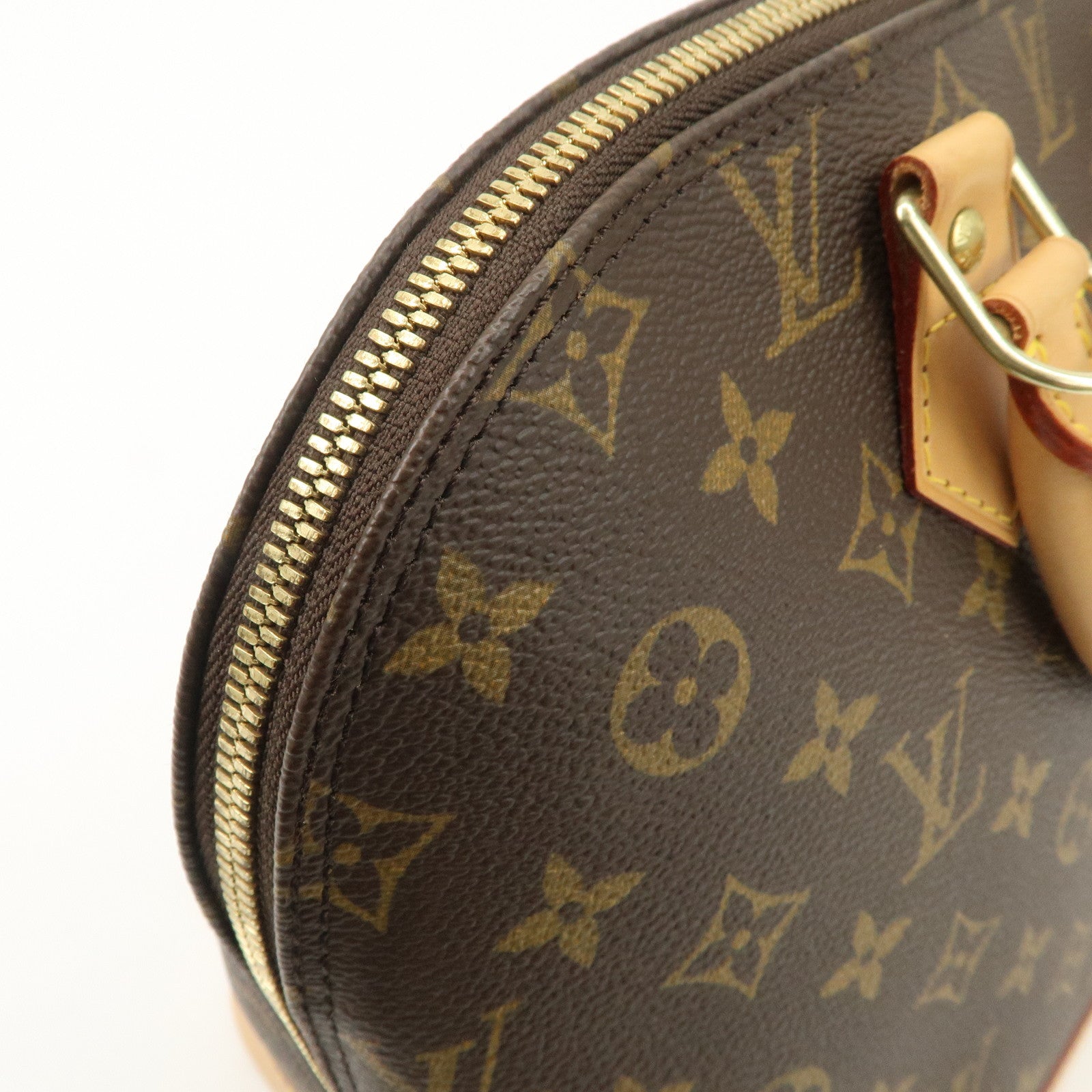 Louis Vuitton Monogram Alma Hand Bag Brown M51130