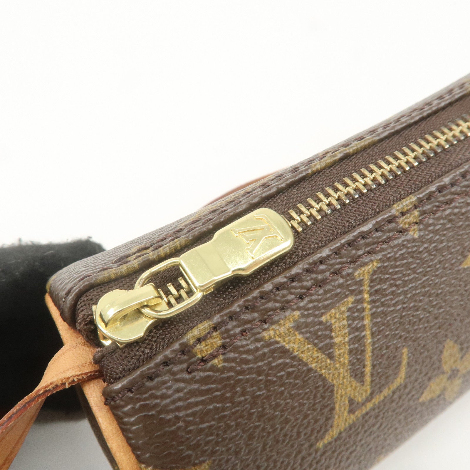 Louis Vuitton Monogram Papillon Pouch For Papillon Bag Brown