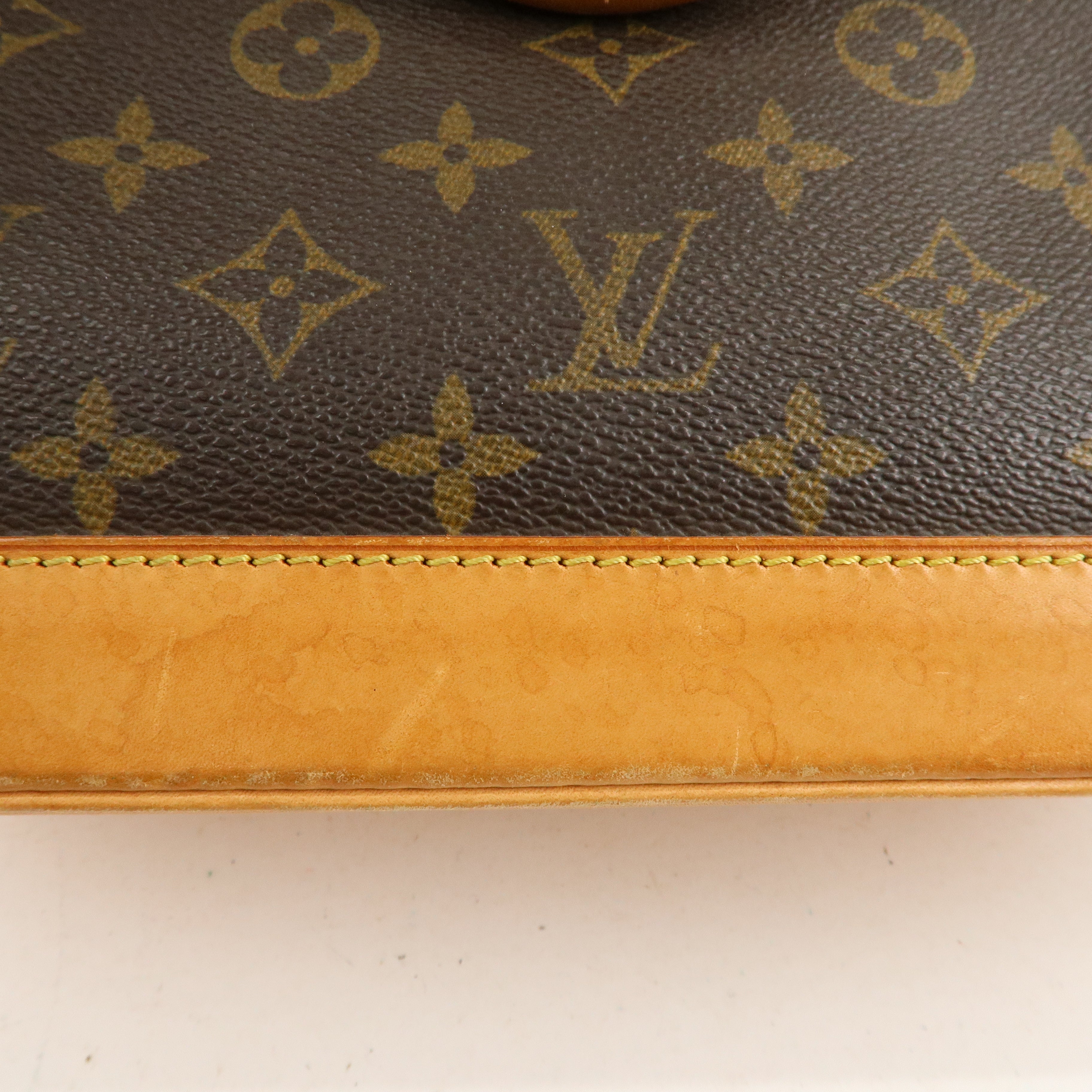 Louis Vuitton Monogram Alma Hand Bag Brown M51130