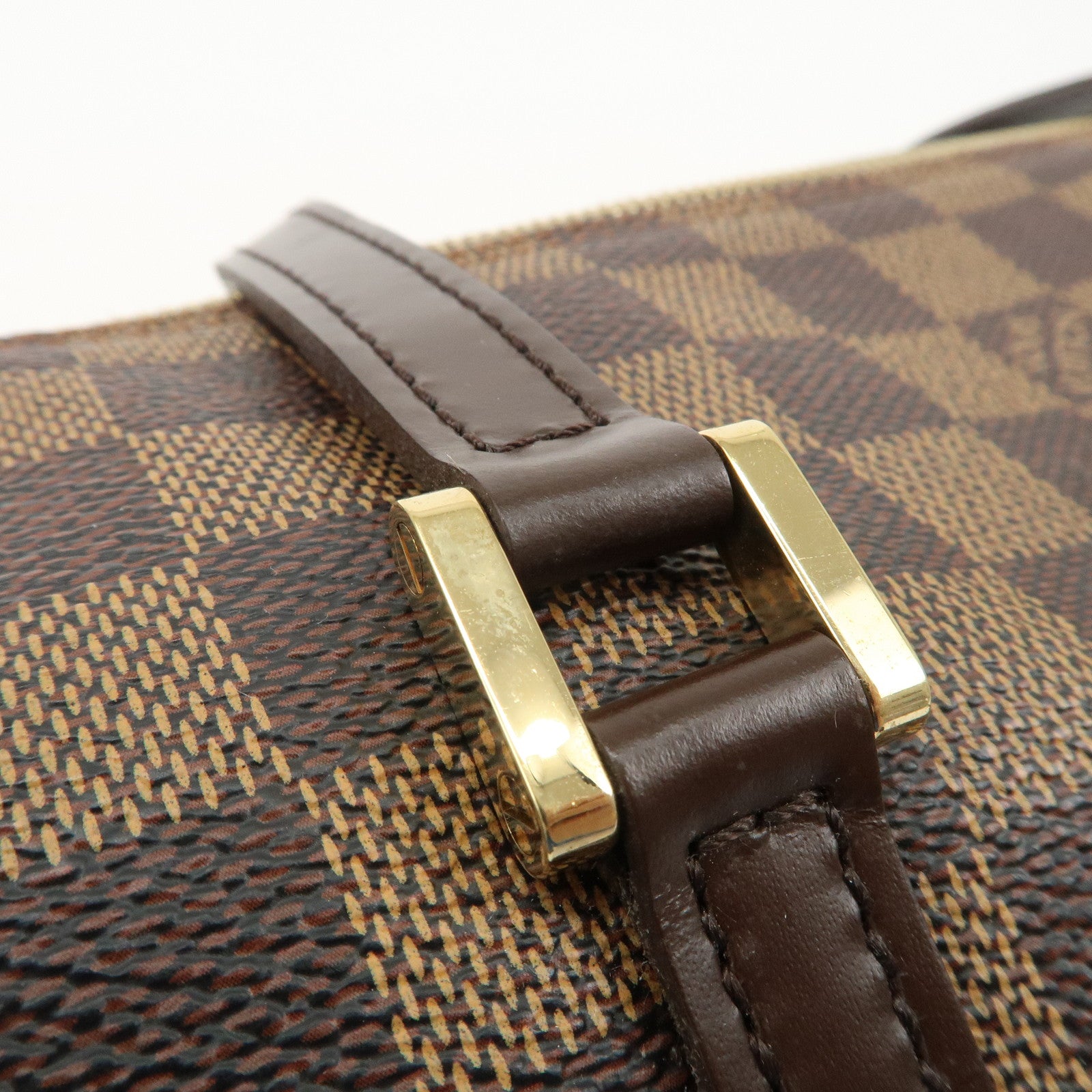 Louis Vuitton Damier Ebene Papillon 26 Hand Bag Brown N51304 Used