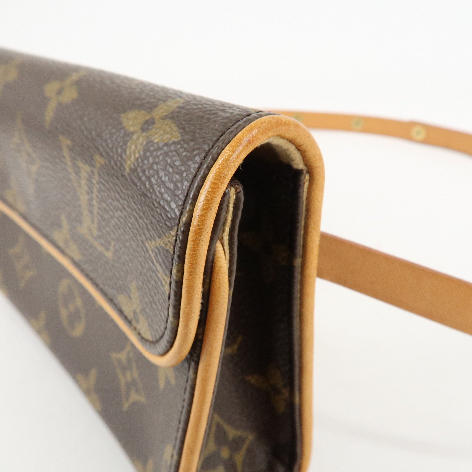 Louis Vuitton Monogram Pochette Florentine Waist Bag Belt XS