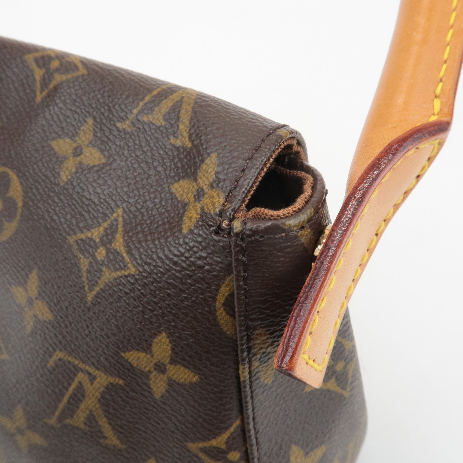 Louis Vuitton Monogram Mini Looping Shoulder Bag Hand Bag M51147 Used