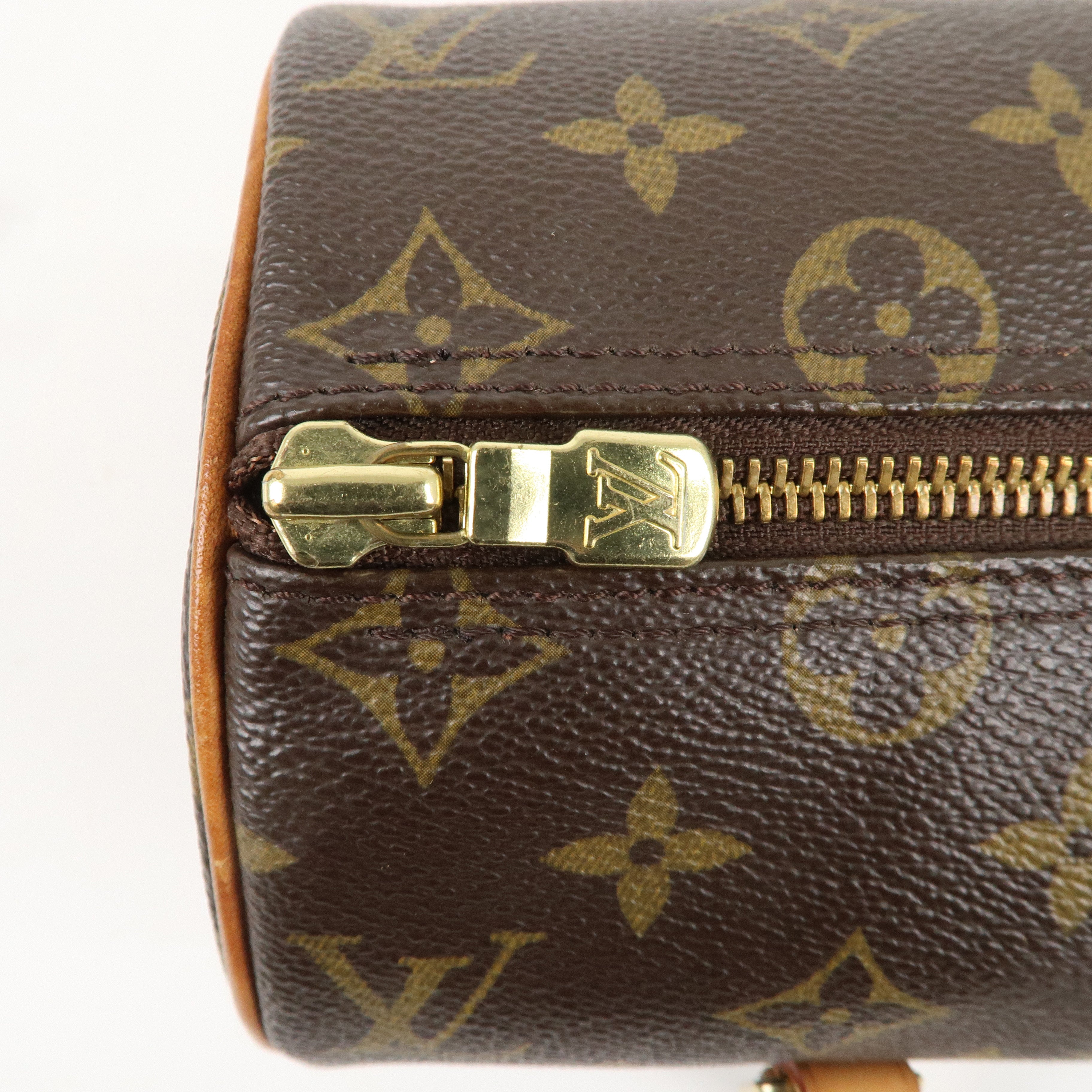 Louis Vuitton Monogram Papillon 26 Hand Bag Brown M51385