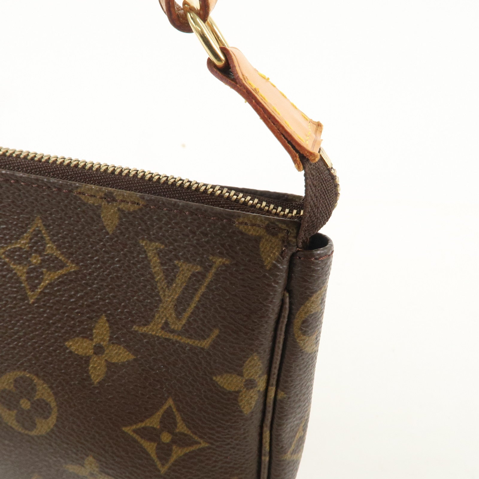 Louis Vuitton Monogram Pochette Accessoir Hand Bag Brown M51980