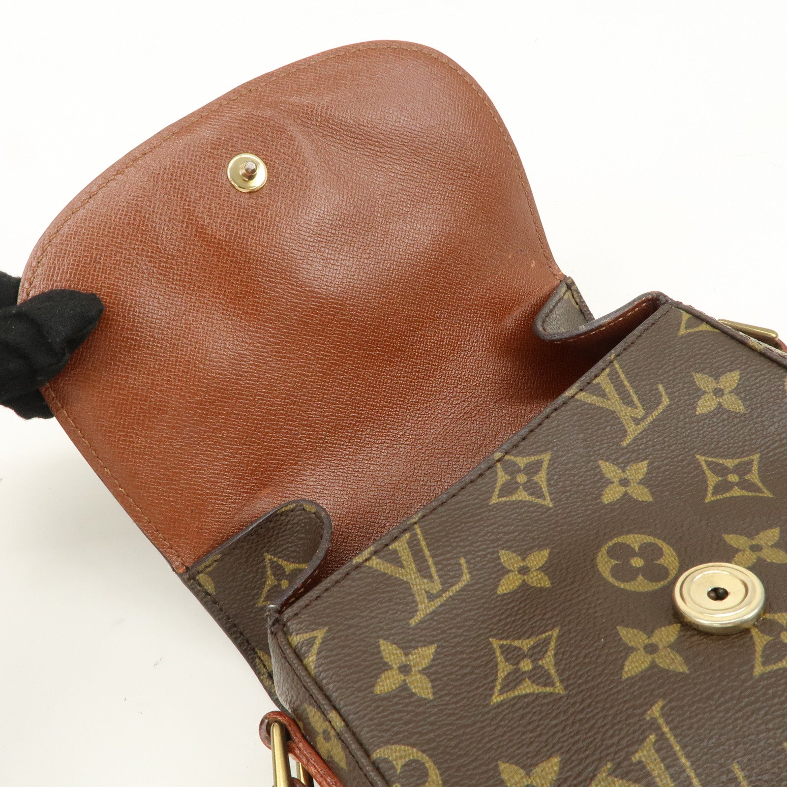 Louis Vuitton Monogram Saint Cloud PM Shoulder Bag Brown M51242