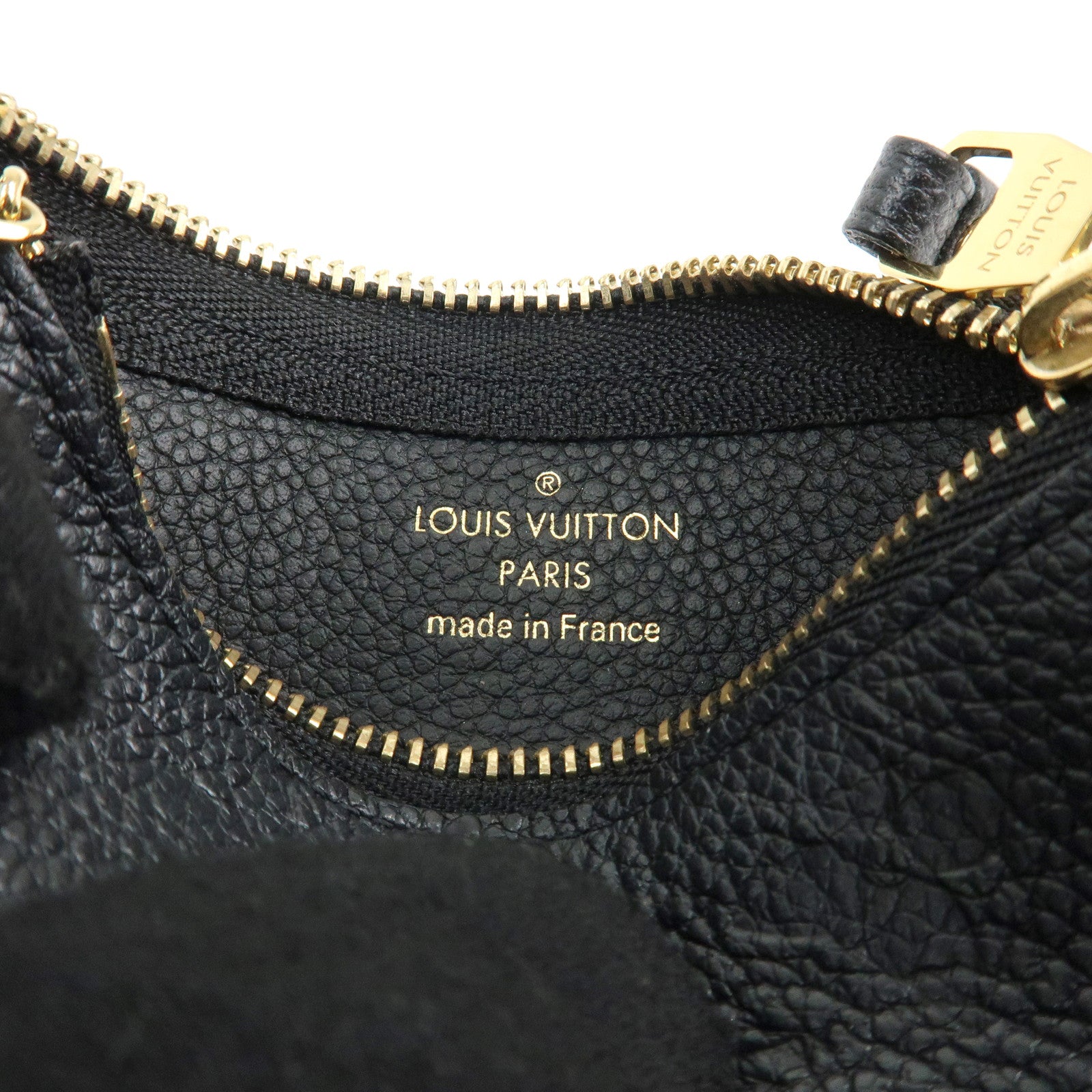 Louis Vuitton Monogram Empreinte Pochette Cles Noir M80879 Used