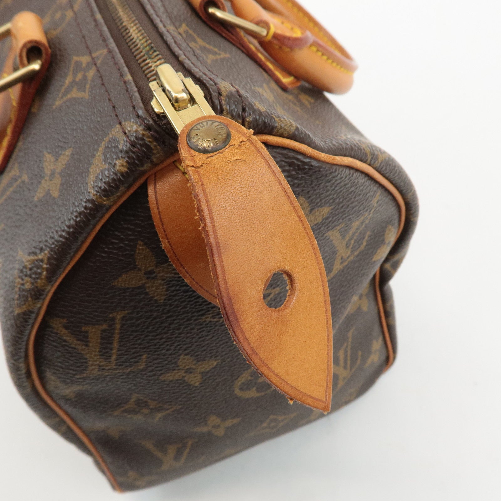 Louis Vuitton Monogram Speedy 25 Hand Bag Boston Bag M41528