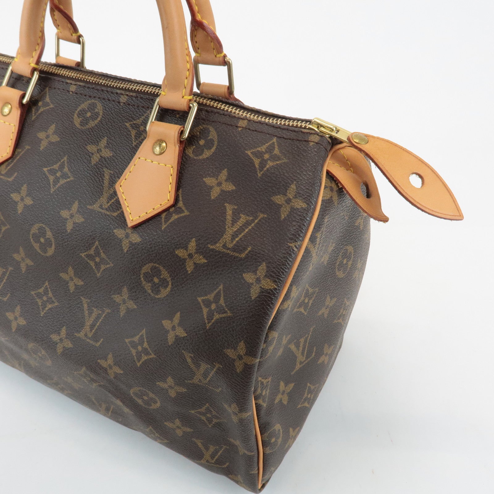 Louis Vuitton Monogram Speedy 30 Hand Bag Boston Bag M41526 Used