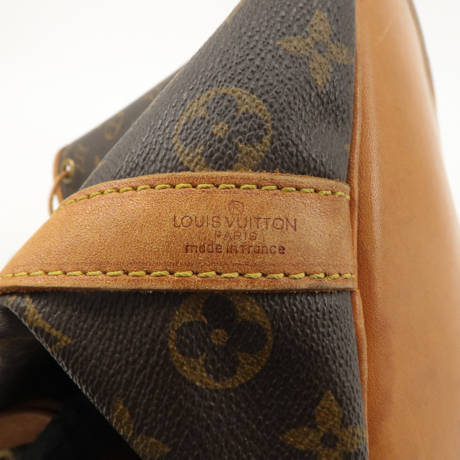 Louis Vuitton Monogram Petit Noe Shoulder Bag Brown M42226