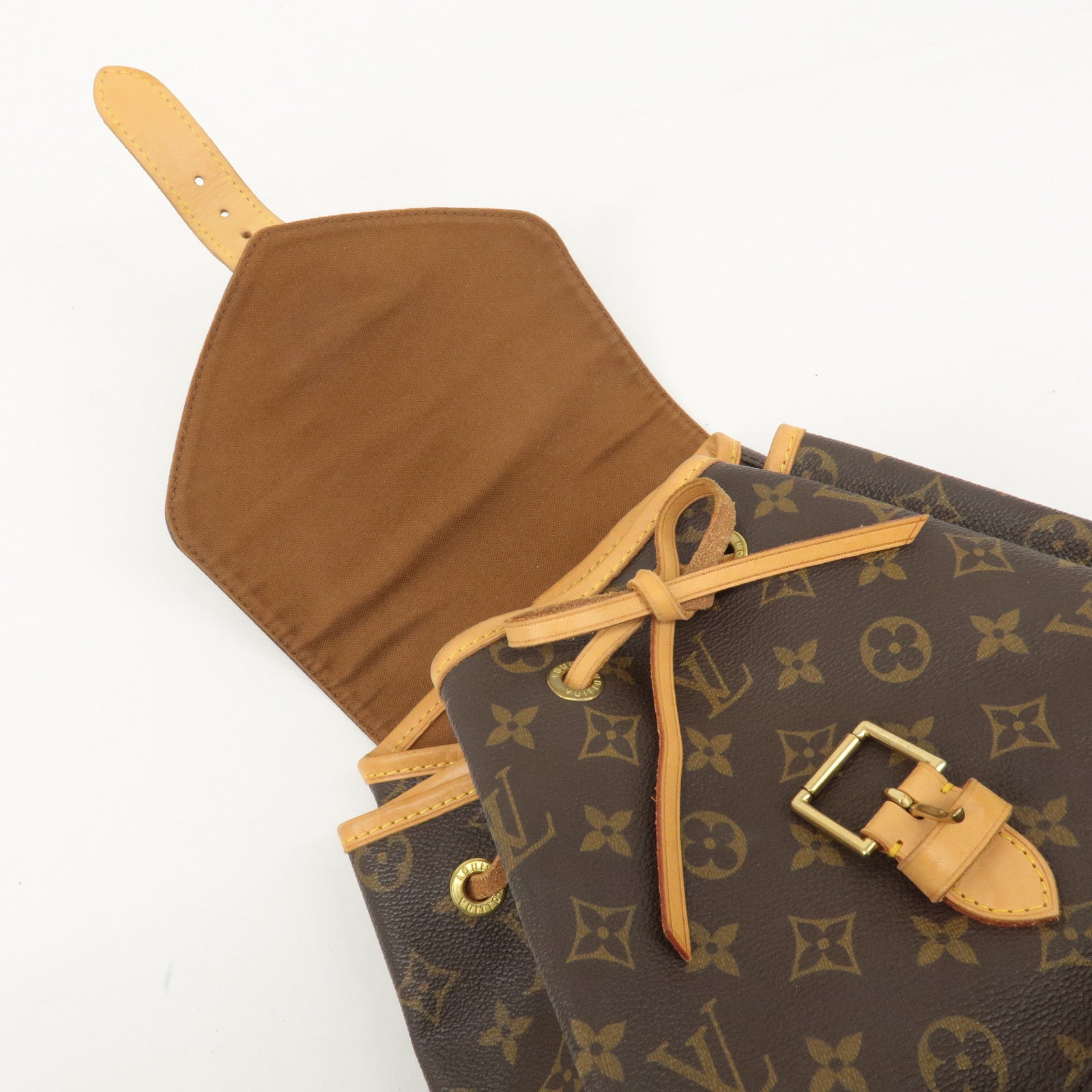 Louis Vuitton Monogram Montsouris GM Back Pack Brown M51135