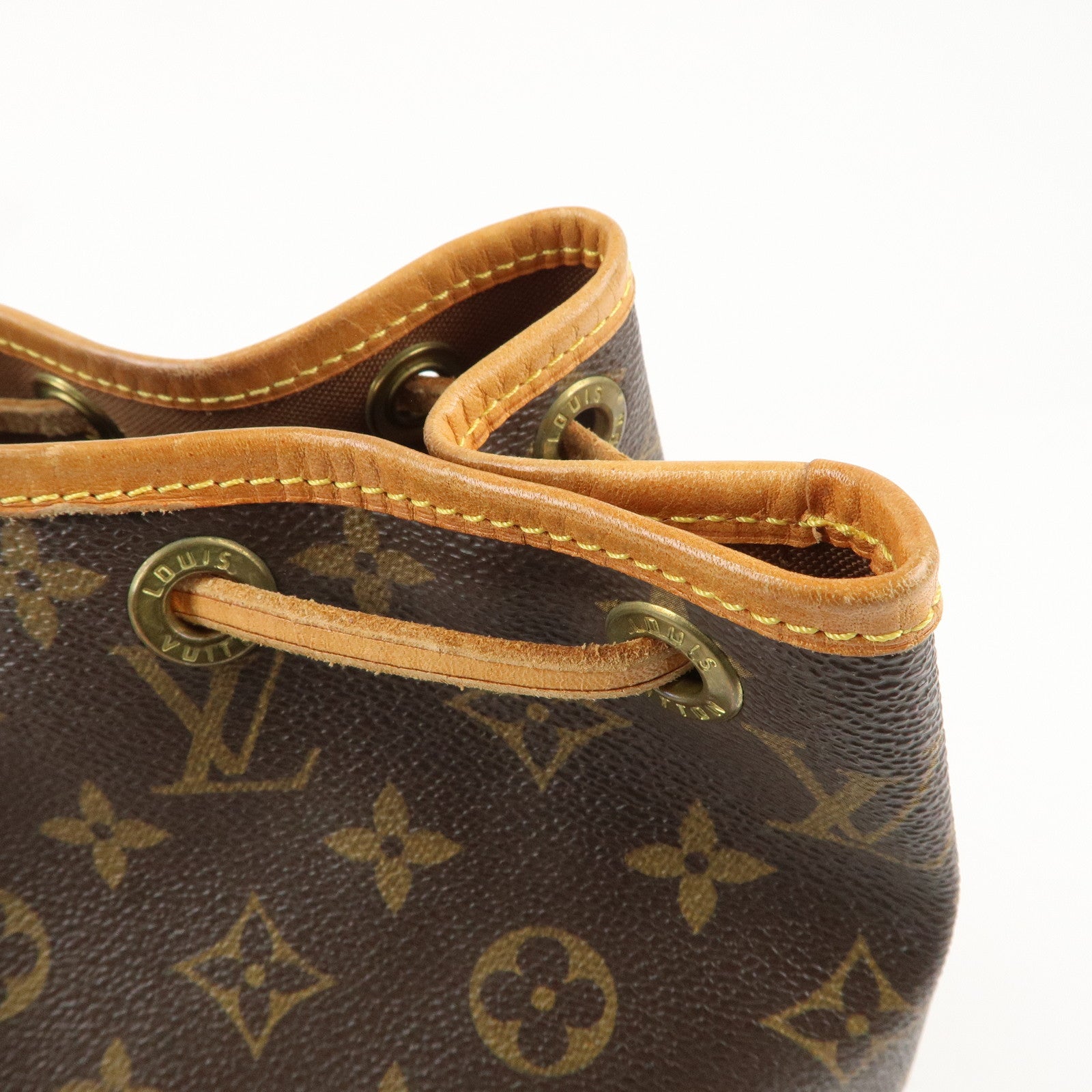 Louis Vuitton Monogram Petit Noe Shoulder Bag Brown M42226