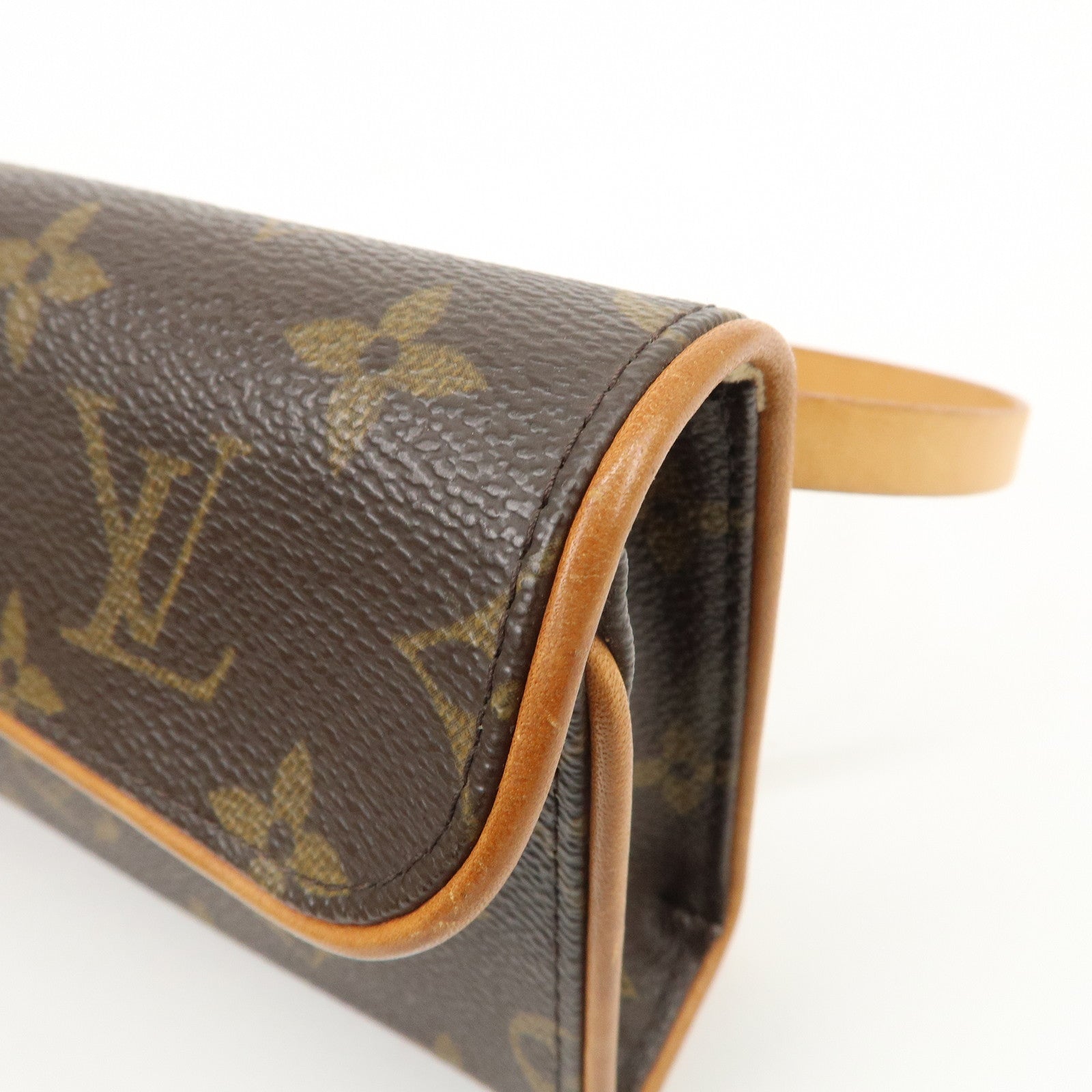 Louis Vuitton Monogram Pochette Florentine Waist Bag Belt S M51855 Used