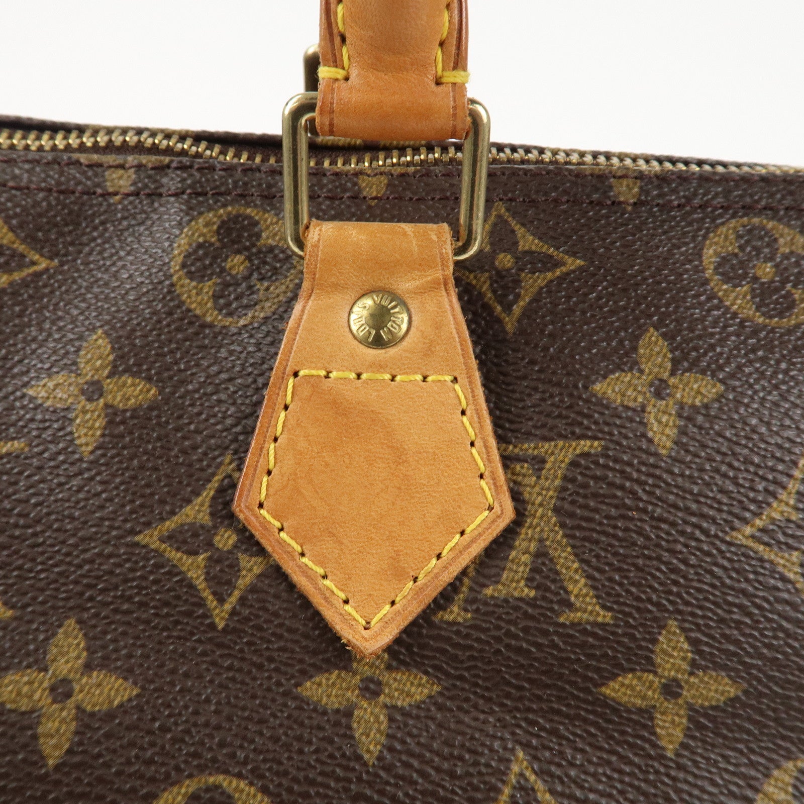 Louis Vuitton Monogram Speedy 30 Hand Bag Boston Bag M41526 Used