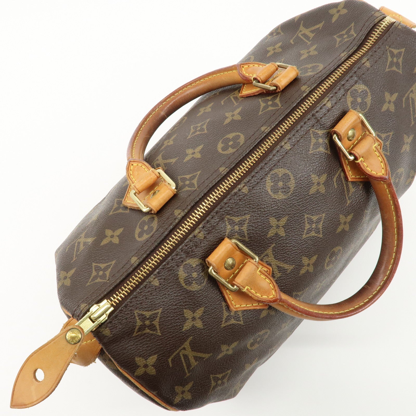 Louis Vuitton Monogram Speedy 30 Hand Bag Boston Bag M41526 Used