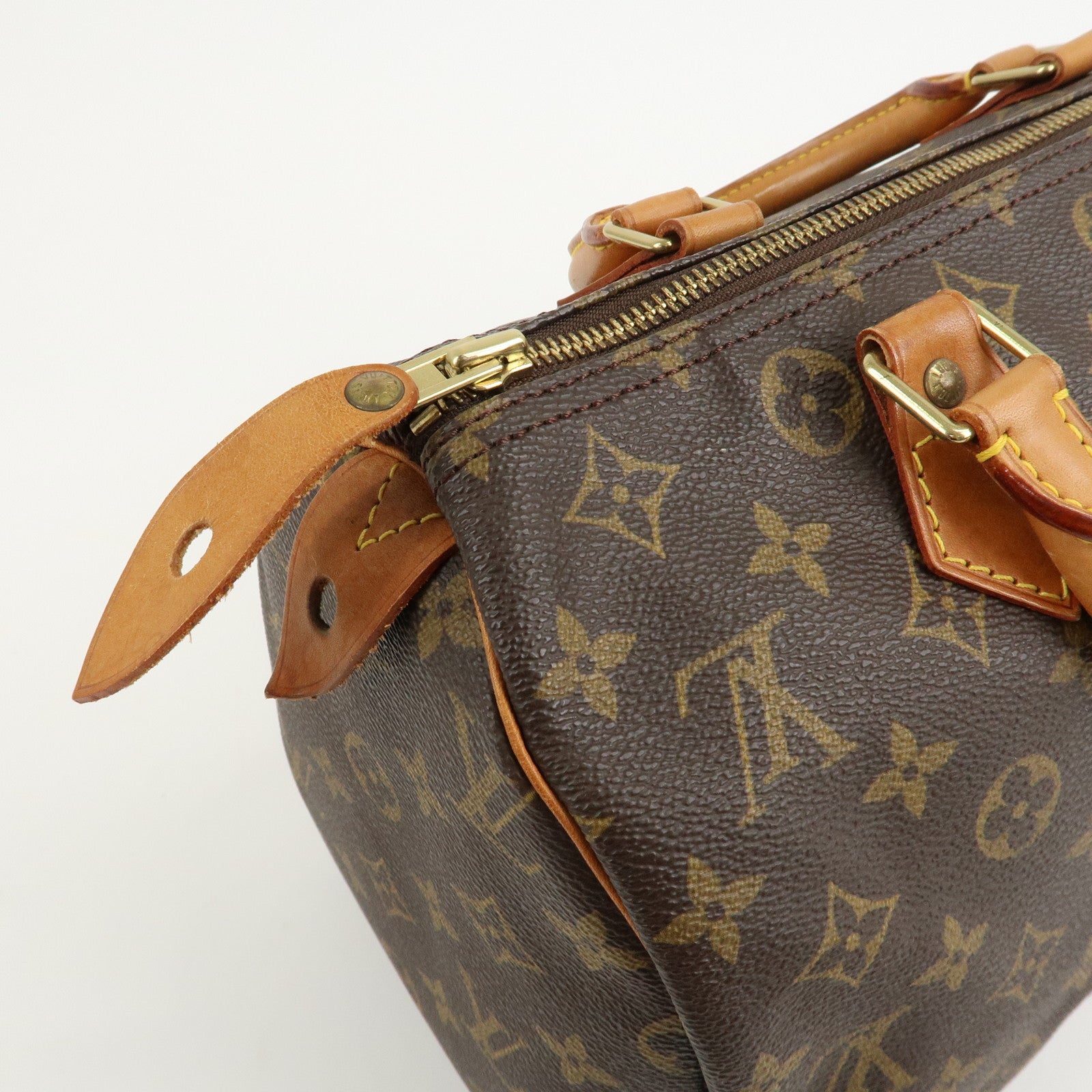 Louis Vuitton Monogram Speedy 30 Hand Bag Boston Bag M41526 Used