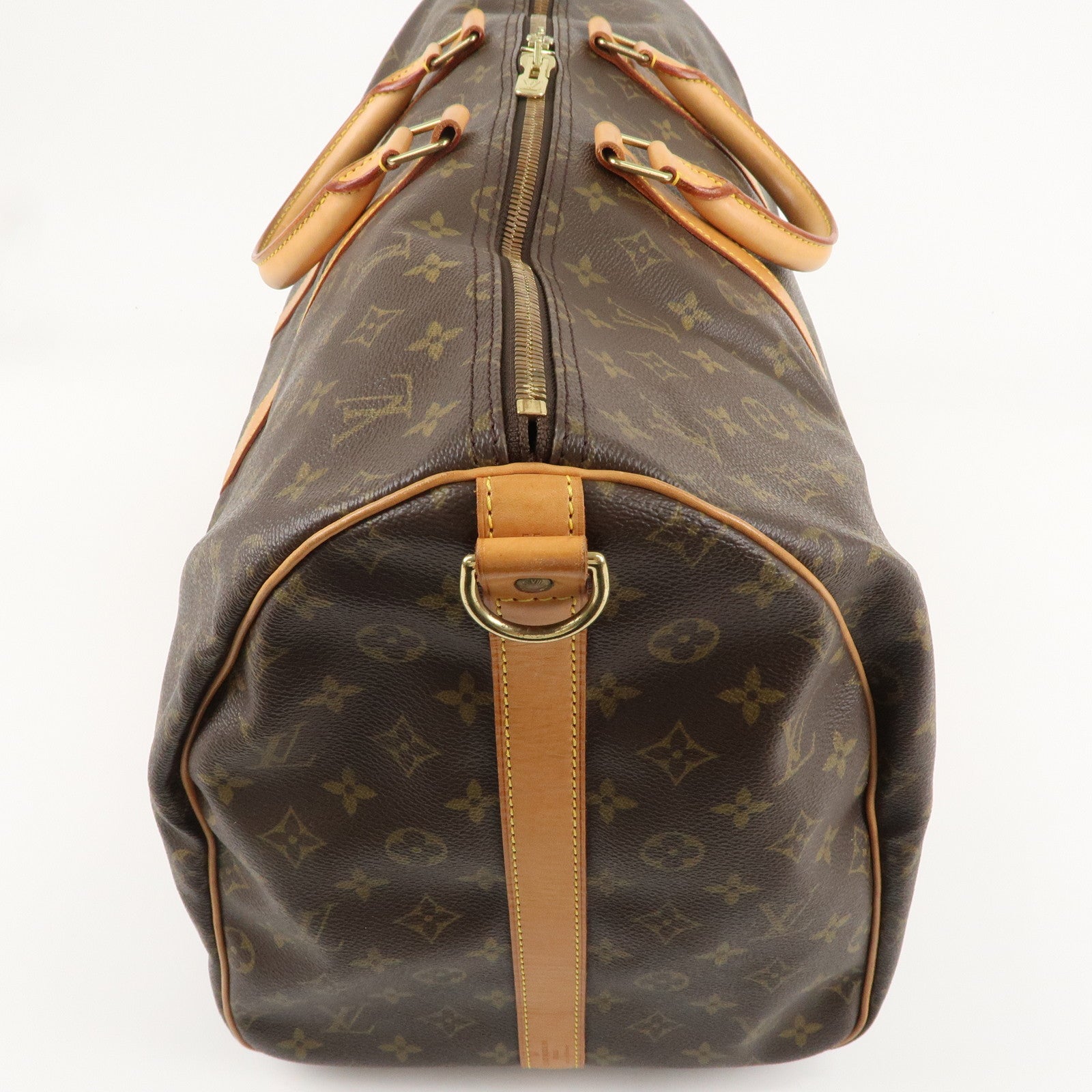 Louis Vuitton Monogram Keep All Bandouliere 55 Boston Bag M41414