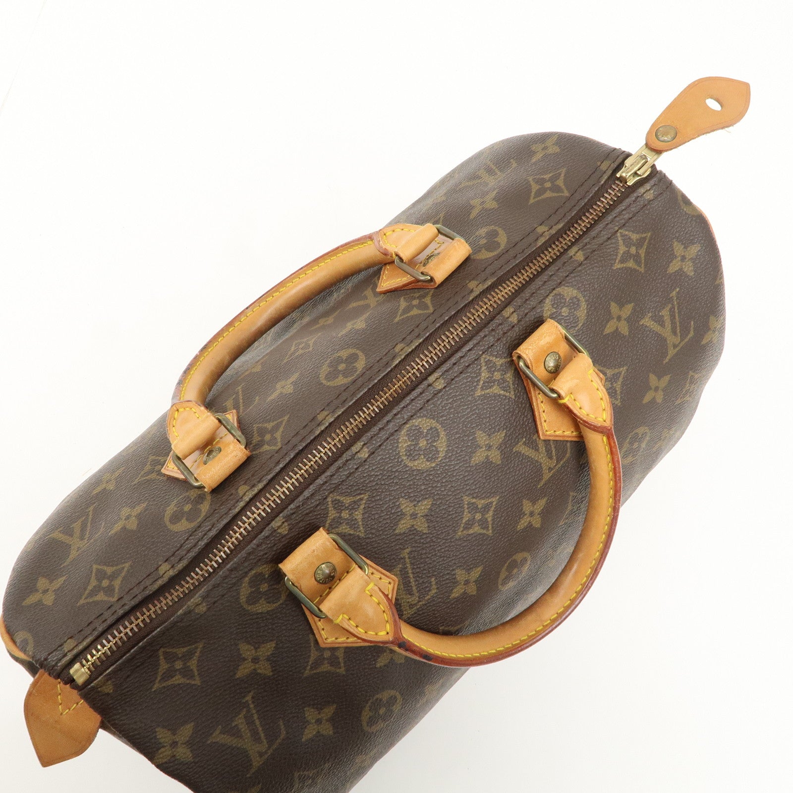 Louis Vuitton Monogram Speedy 30 Hand Bag Boston Bag M41526 Used