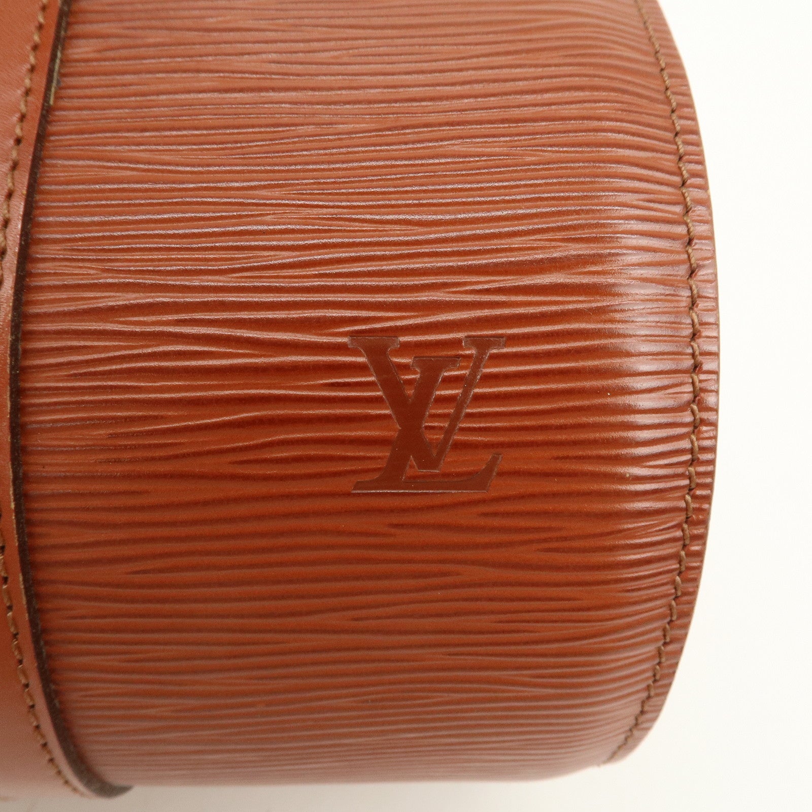 Louis Vuitton Epi Soufflot Shoulder Bag Kenya Brown M52223