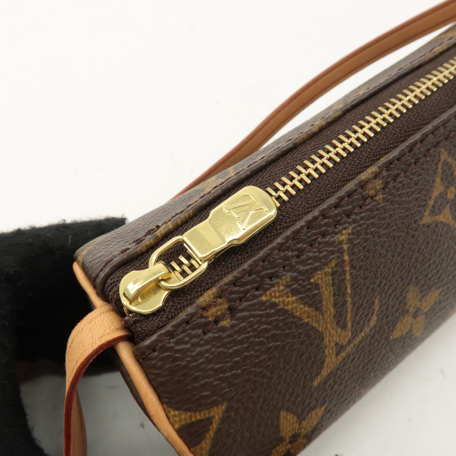 Louis Vuitton Monogram Mini Pouch for Papillon Hand Bag Brown