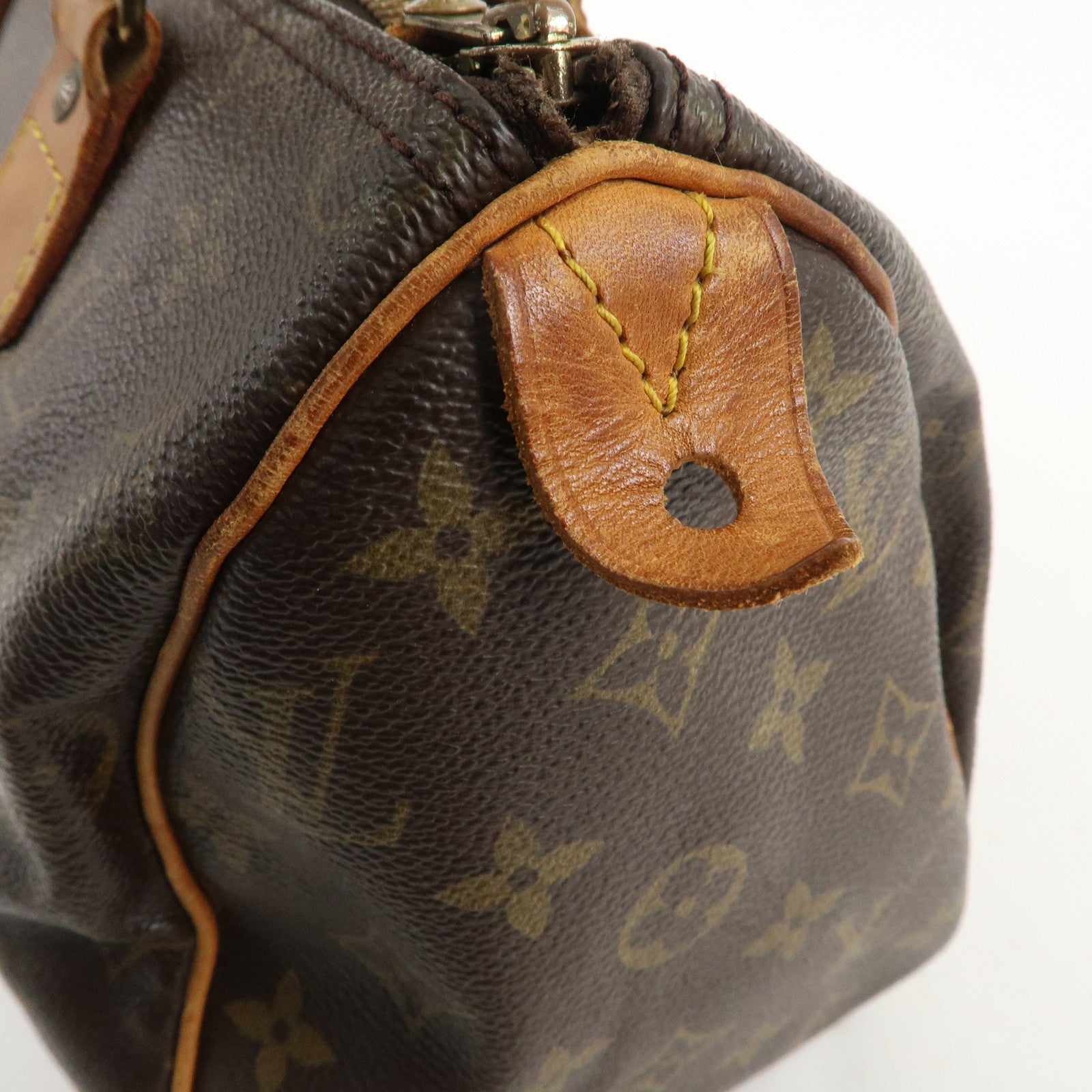 Louis Vuitton Monogram Speedy 25 Hand Bag Boston Bag M41528