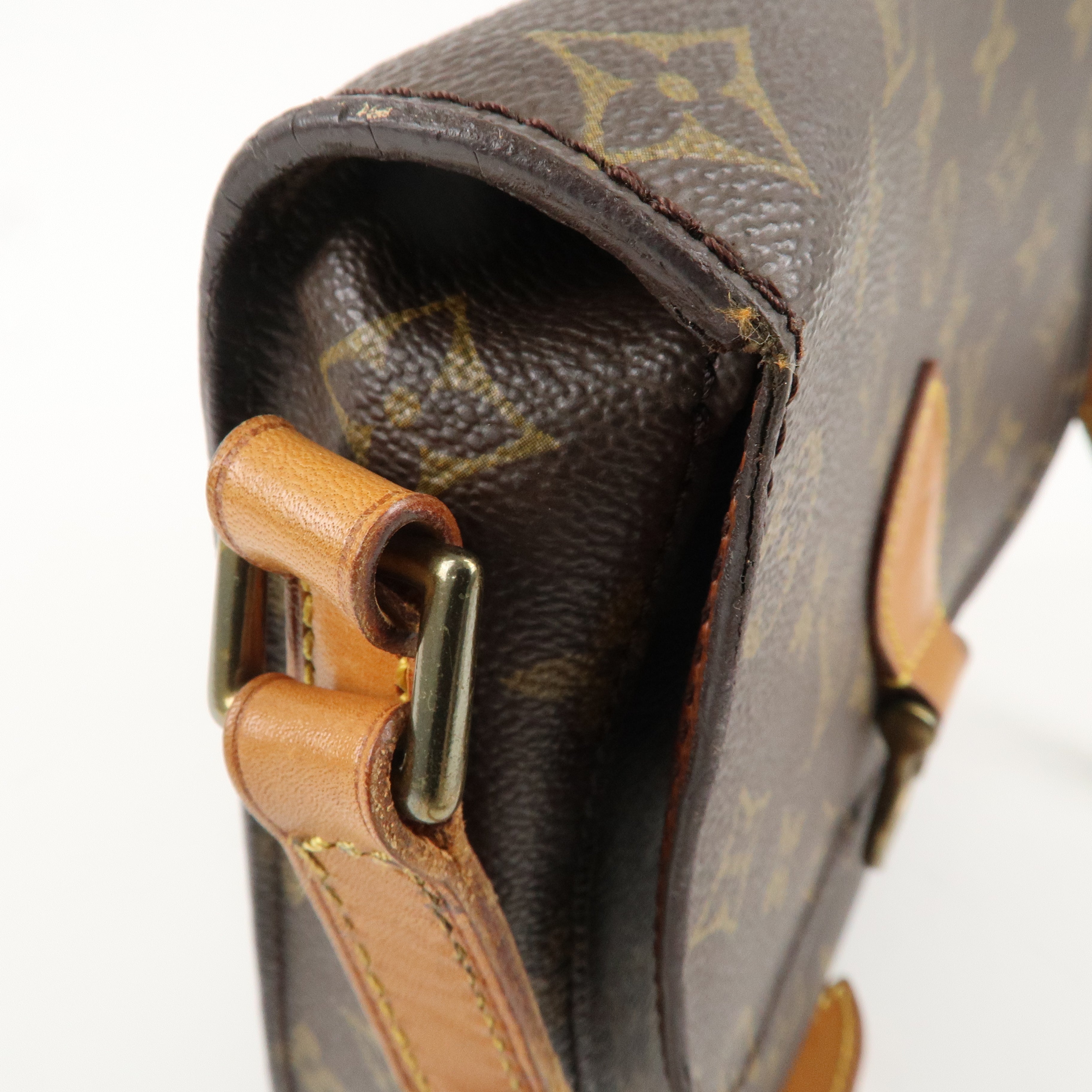 Louis Vuitton Monogram Saint Cloud MM Shoulder Bag Brown M51243