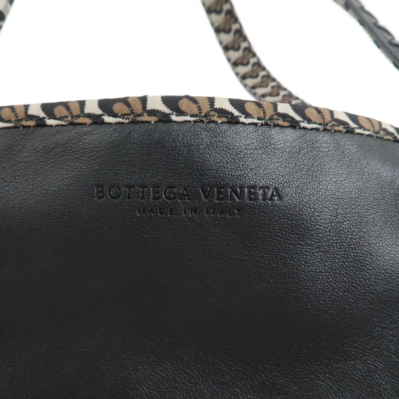 BOTTEGA VENETA Leather Reversible Tote Bag Black