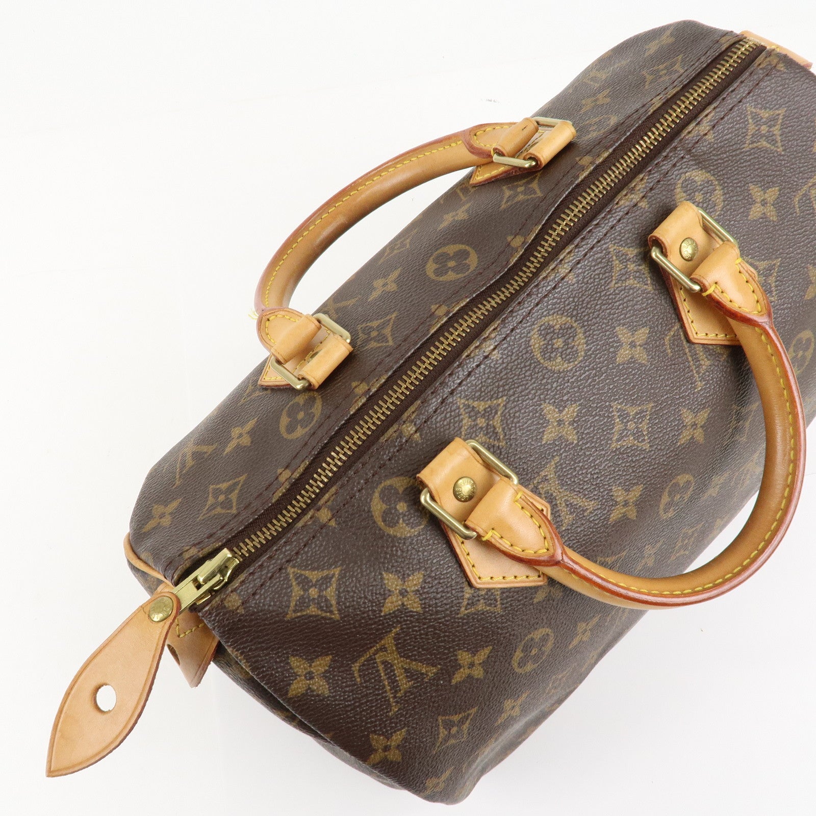 Louis Vuitton Monogram Speedy 30 Hand Bag Boston Bag M41526 Used