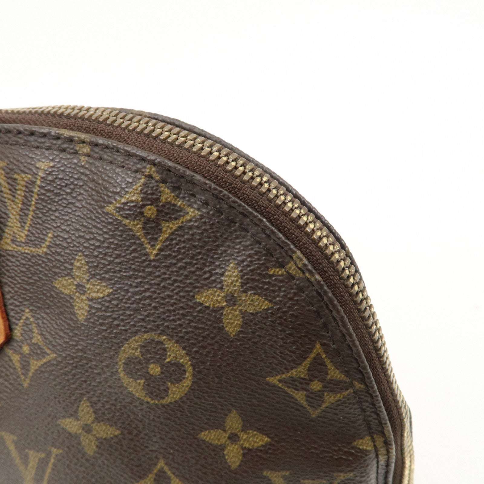 Louis Vuitton Monogram Alma Hand Bag Brown M51130 Used