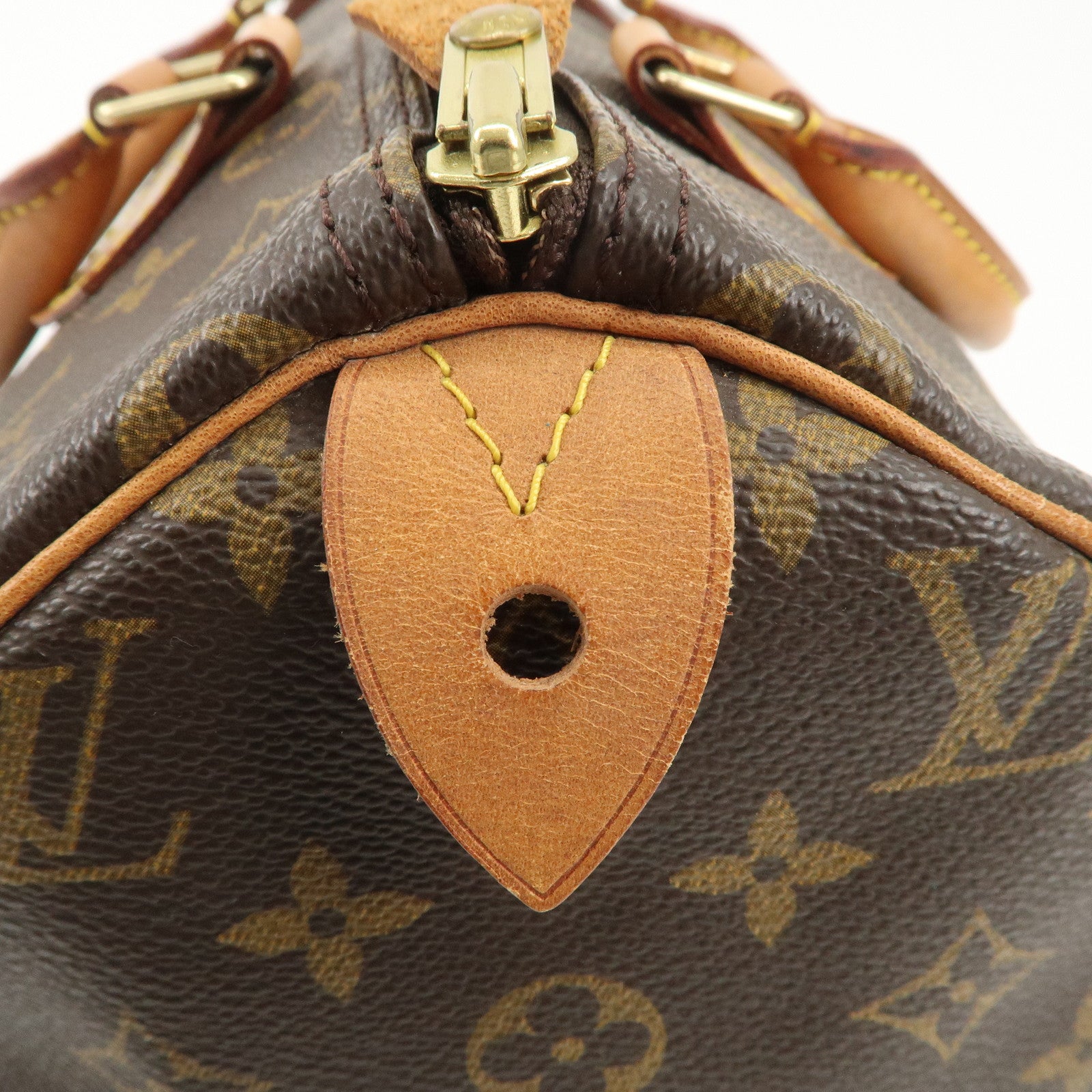 Louis Vuitton Monogram Speedy 30 Hand Bag Boston Bag M41526 Used