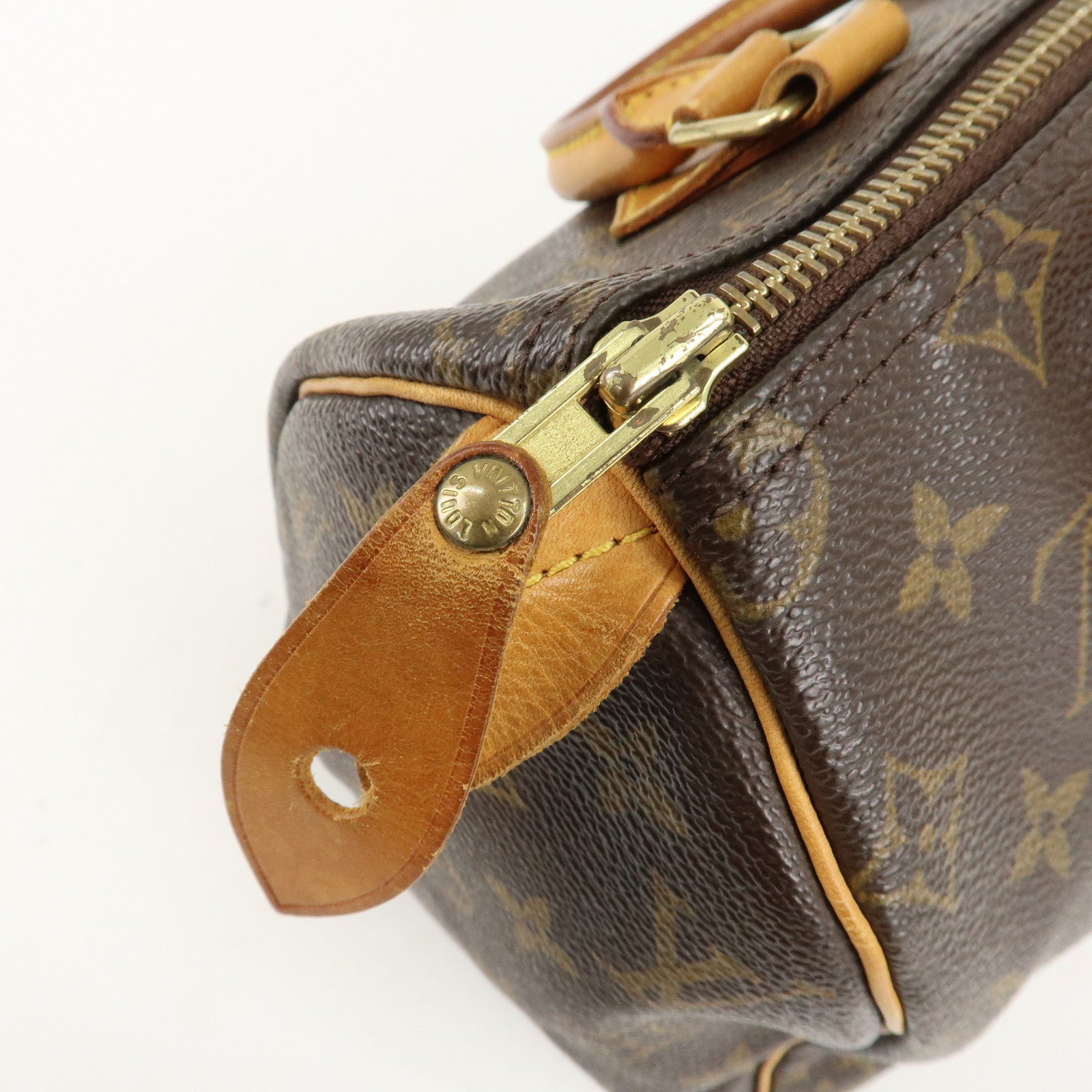 Louis Vuitton Monogram Speedy 25 Hand Bag Boston Bag M41528 Used