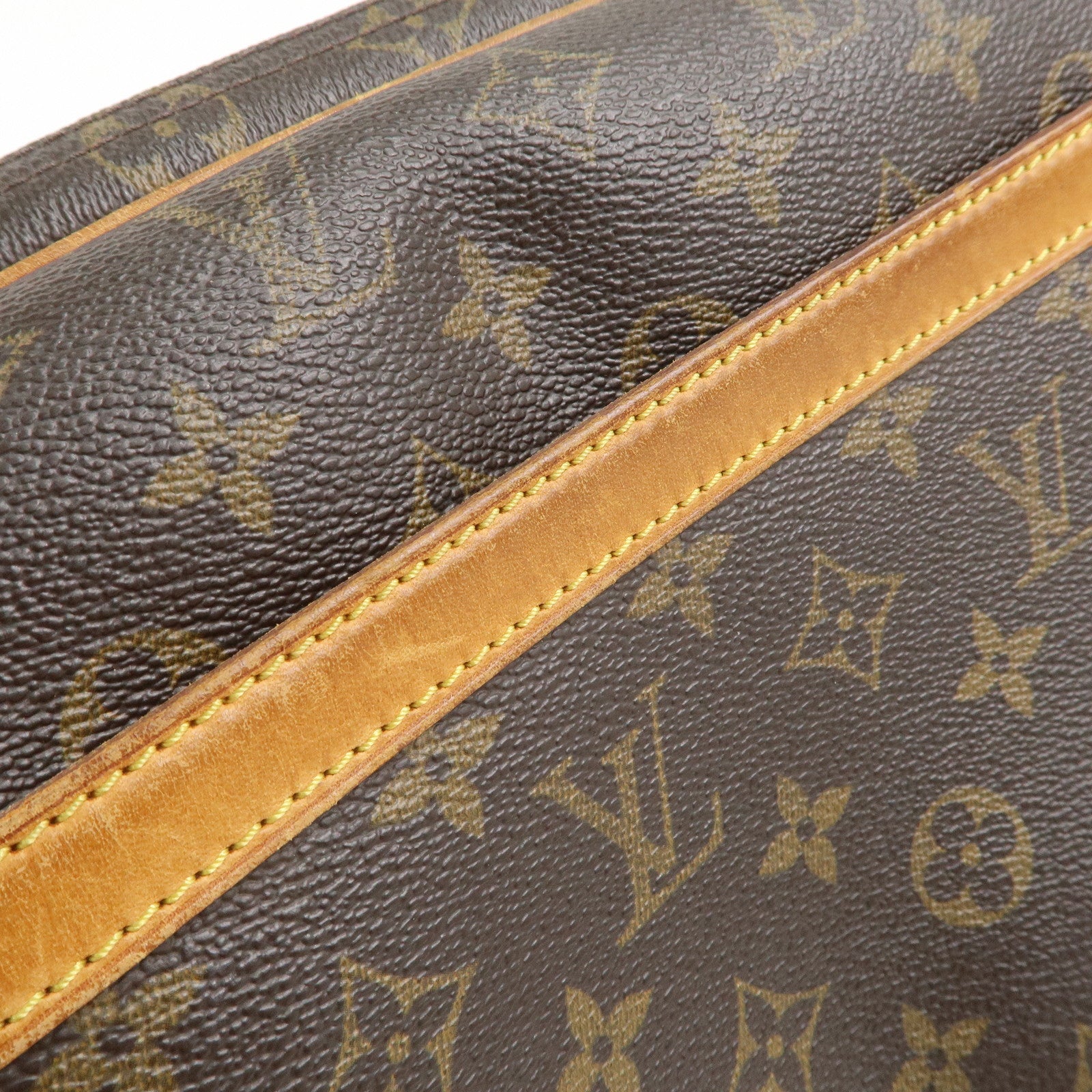 Louis Vuitton Monogram Reporter PM Shoulder Bag Brown M45254