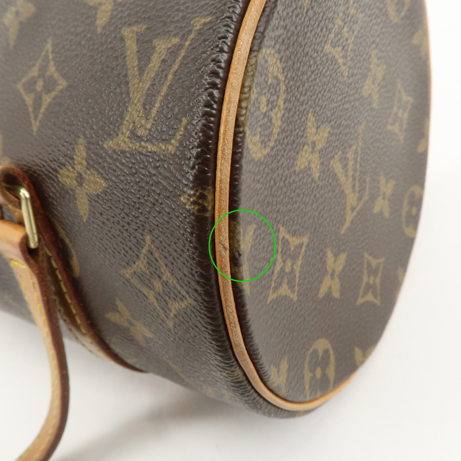 Louis Vuitton Monogram Papillon 26 Hand Bag New Style M51385 Used