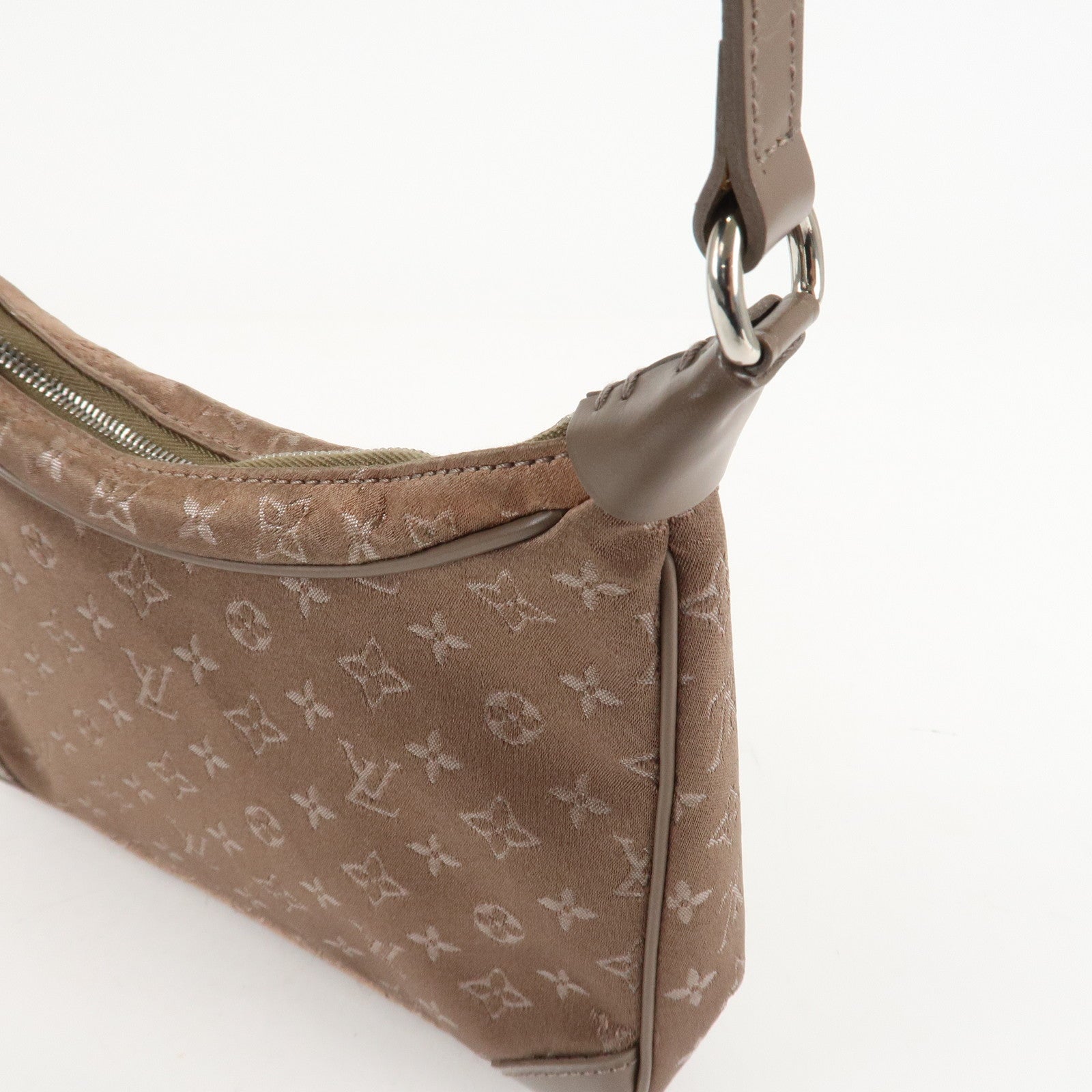 Louis Vuitton Monogram Satin Little Boulogne Hand Bag M92143