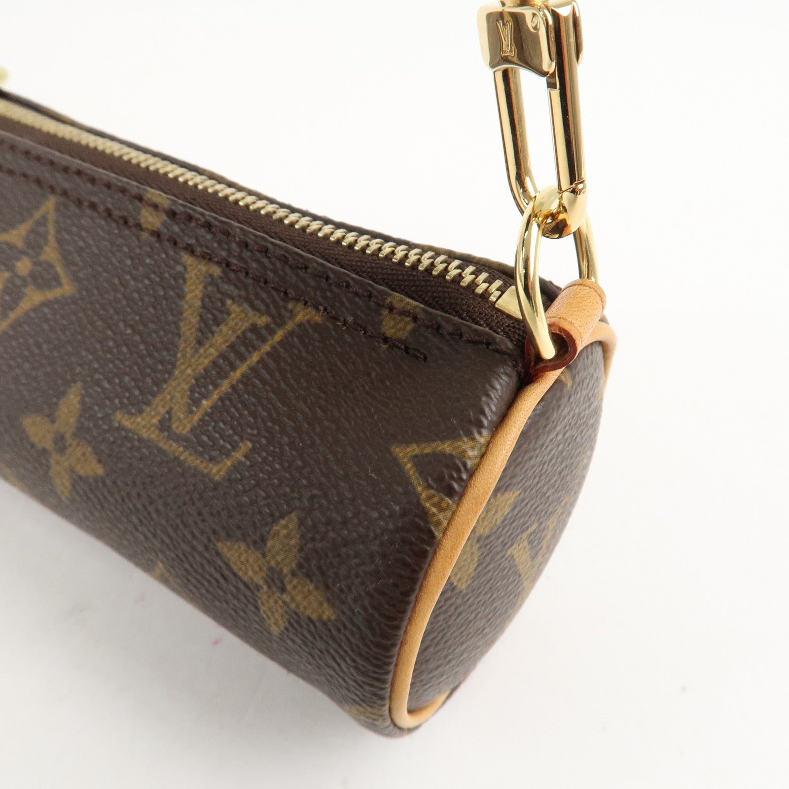 Louis Vuitton Monogram Mini Pouch for Papillon Bag Brown Used