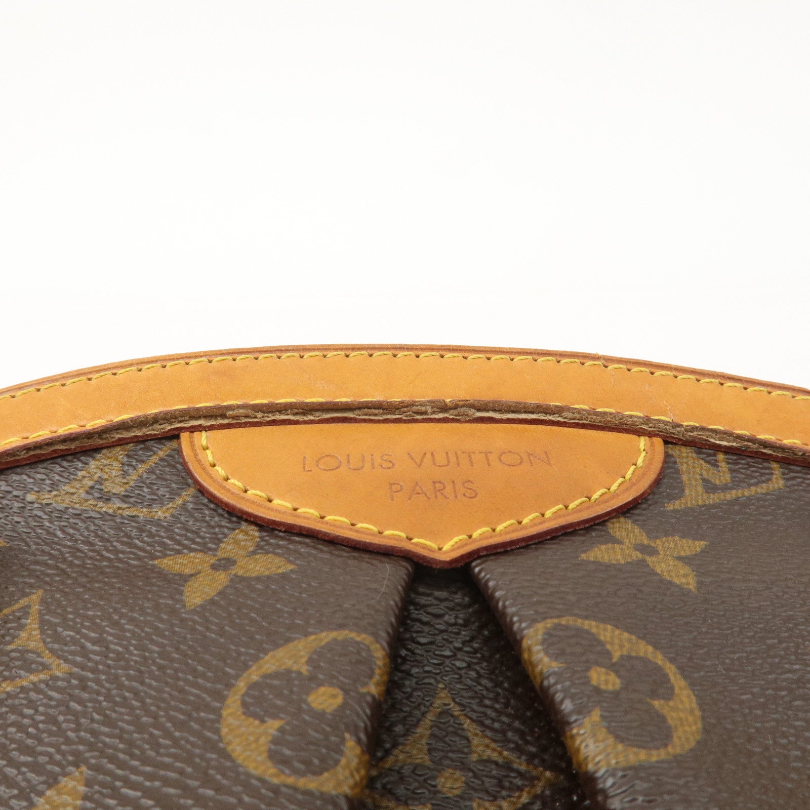 Louis Vuitton Monogram Tivoli PM Hand Bag Brown M40143