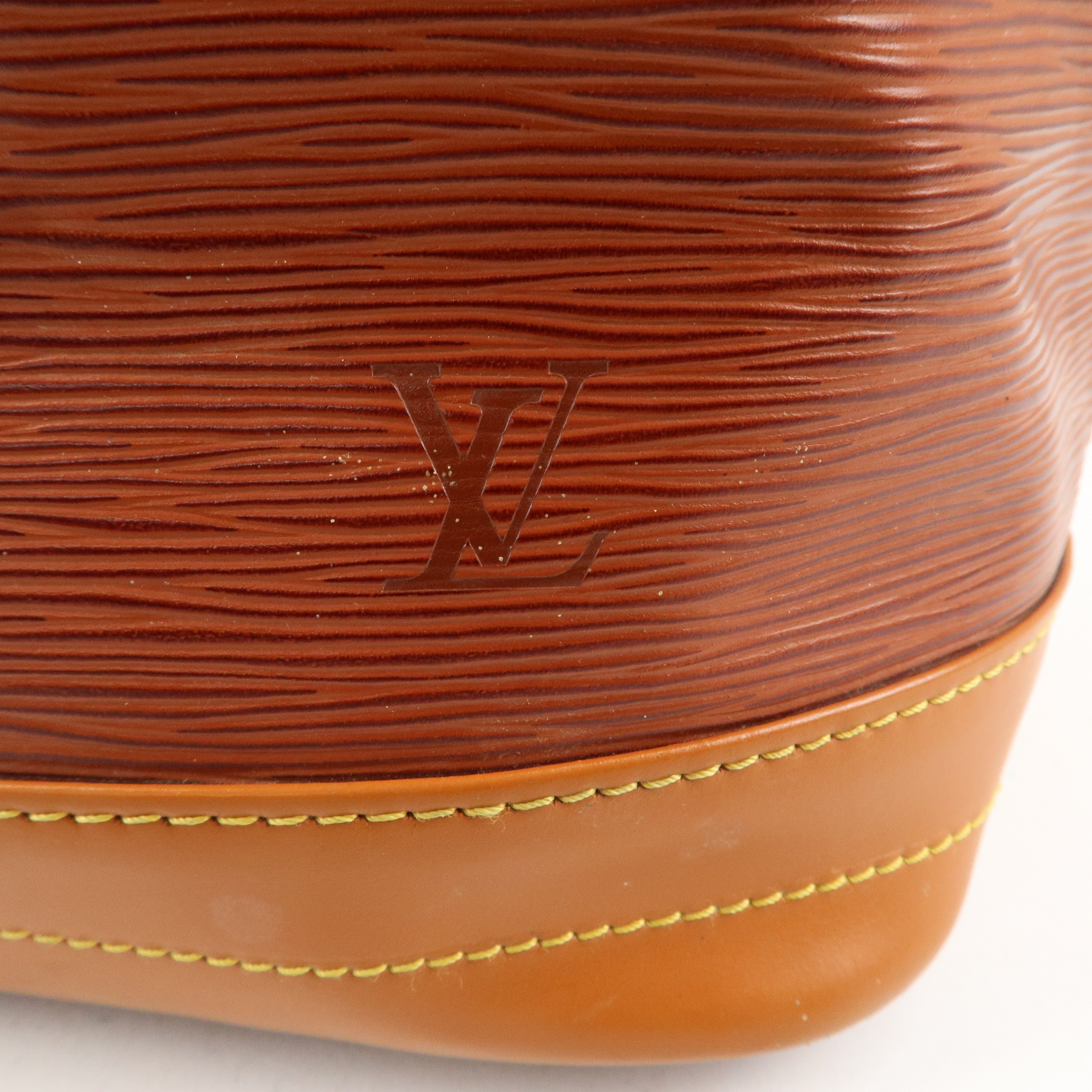 Louis Vuitton Epi Noe Bi-Color Shoulder Bag Kenya Brown M44028